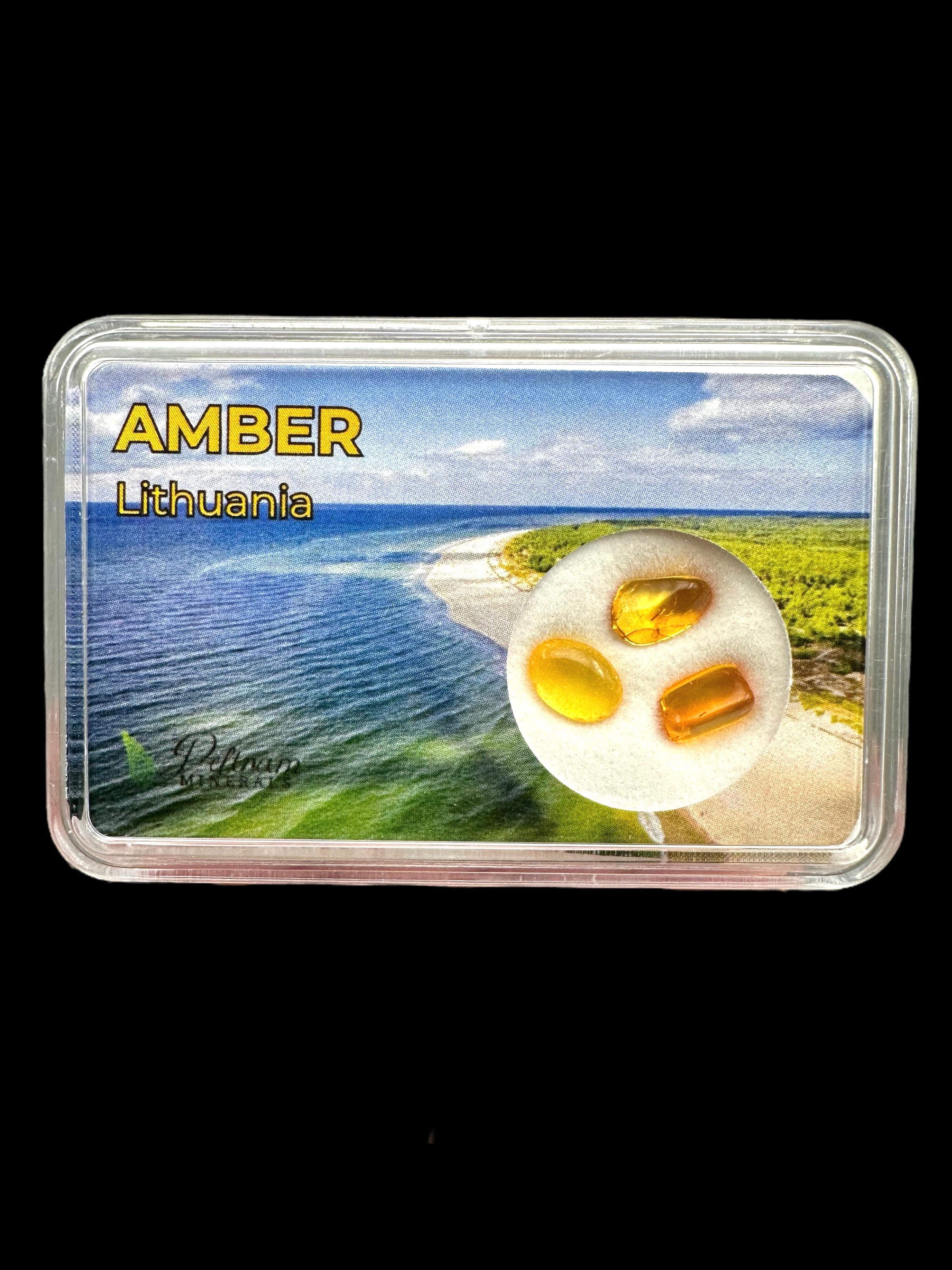 Amber in box – Lithuania