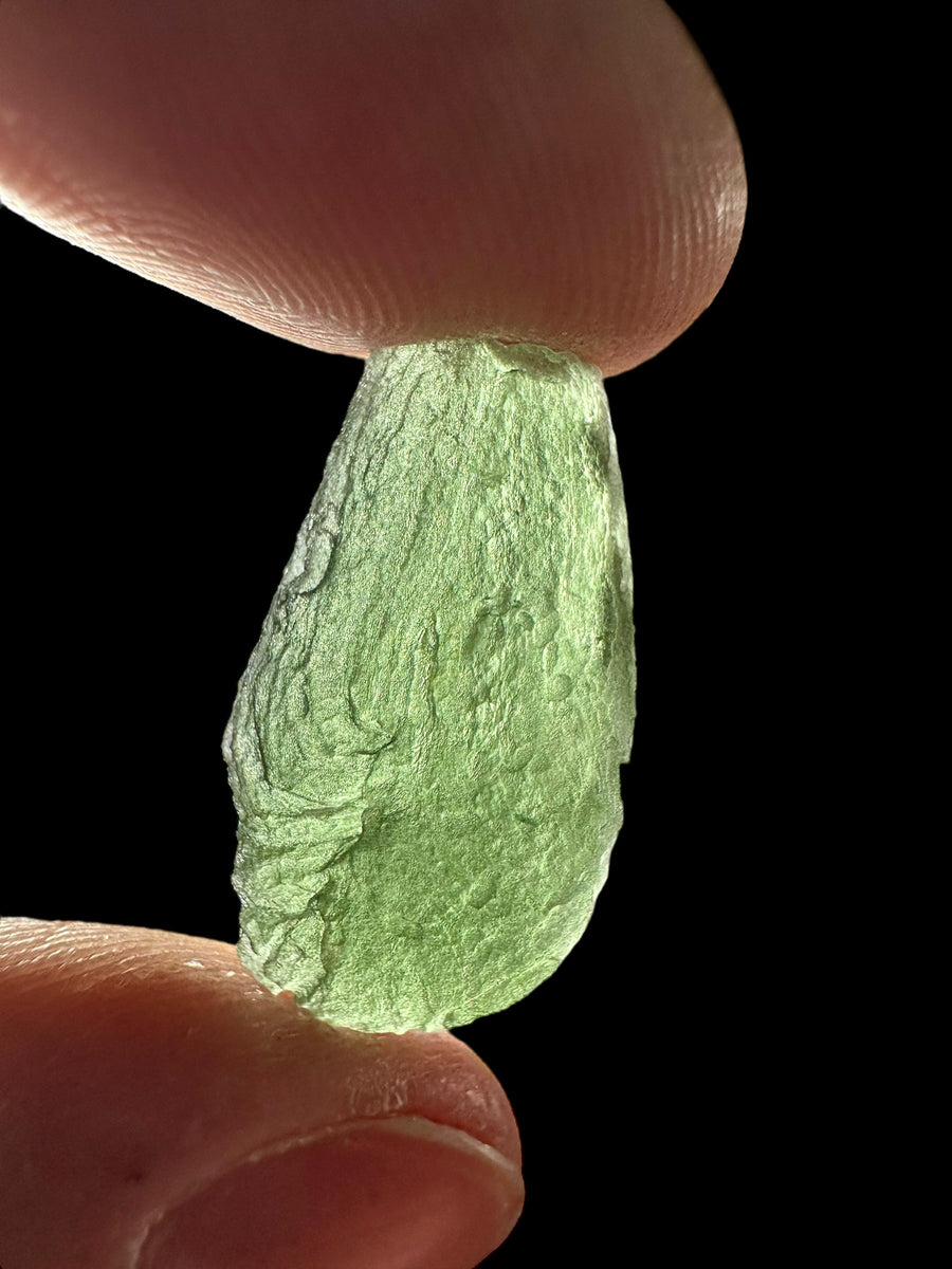 Moldavite – Vetrna Hurka – 2,4g - OVL013 retroilluminata