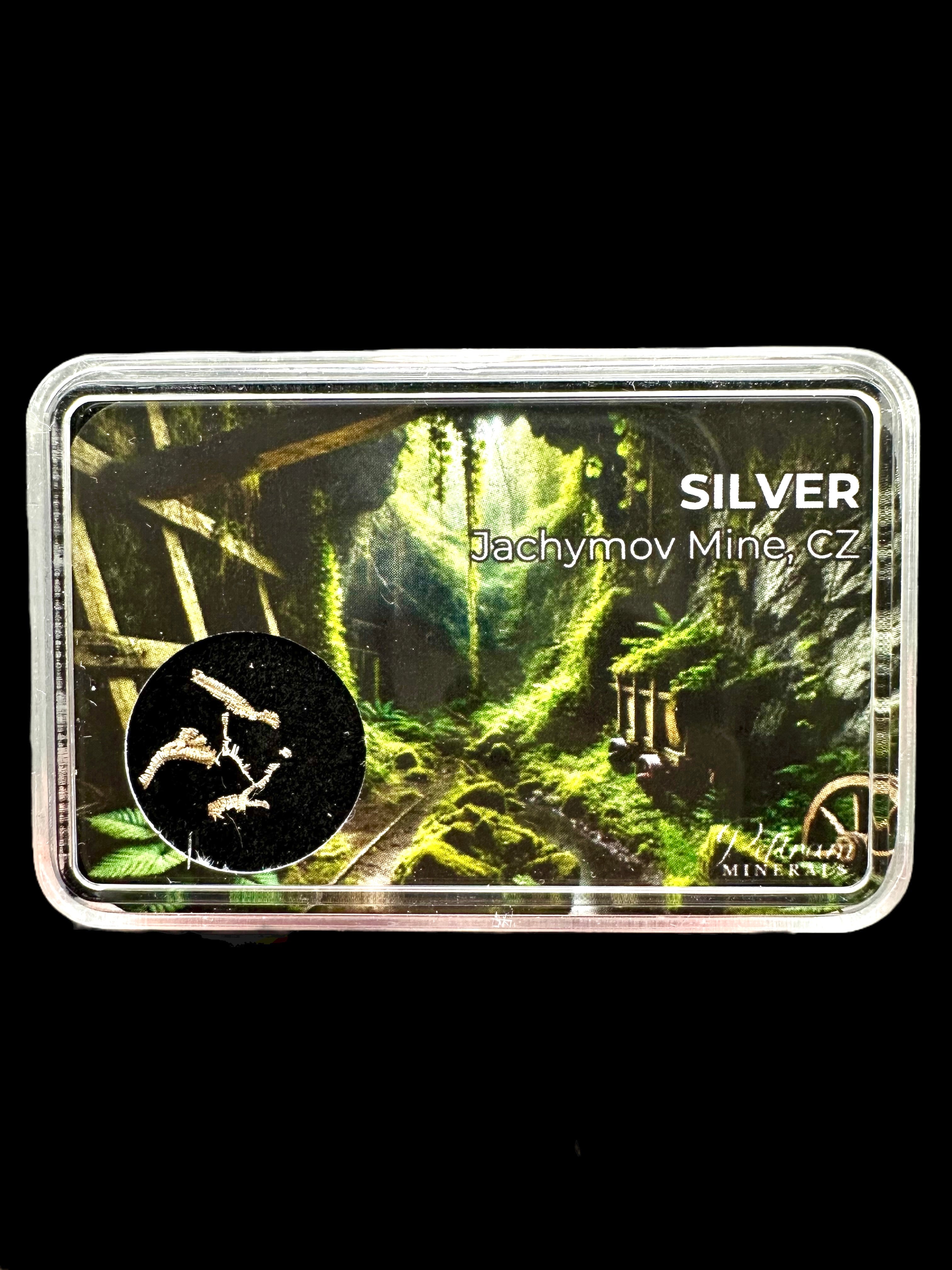Silver in box – Dul Svornost, Jachymov, CZ
