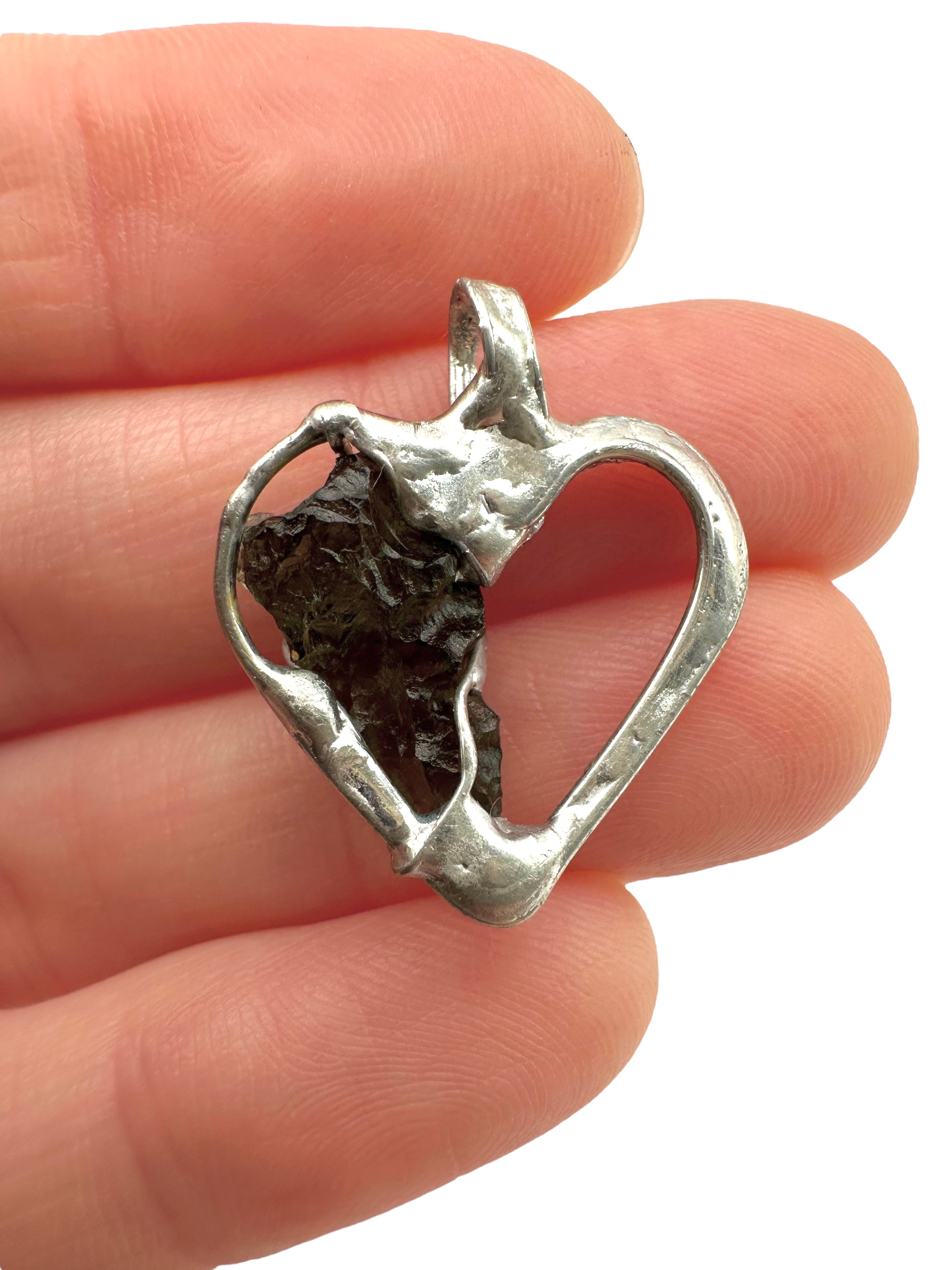 Moldavite pendant - P/V286