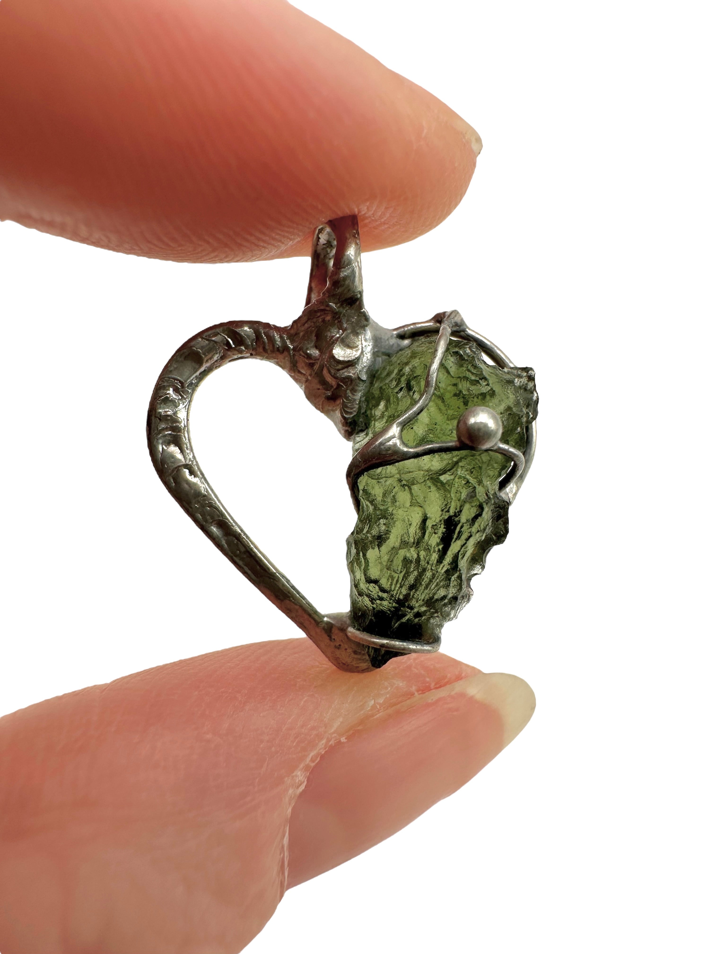 Moldavite pendant - P/V286