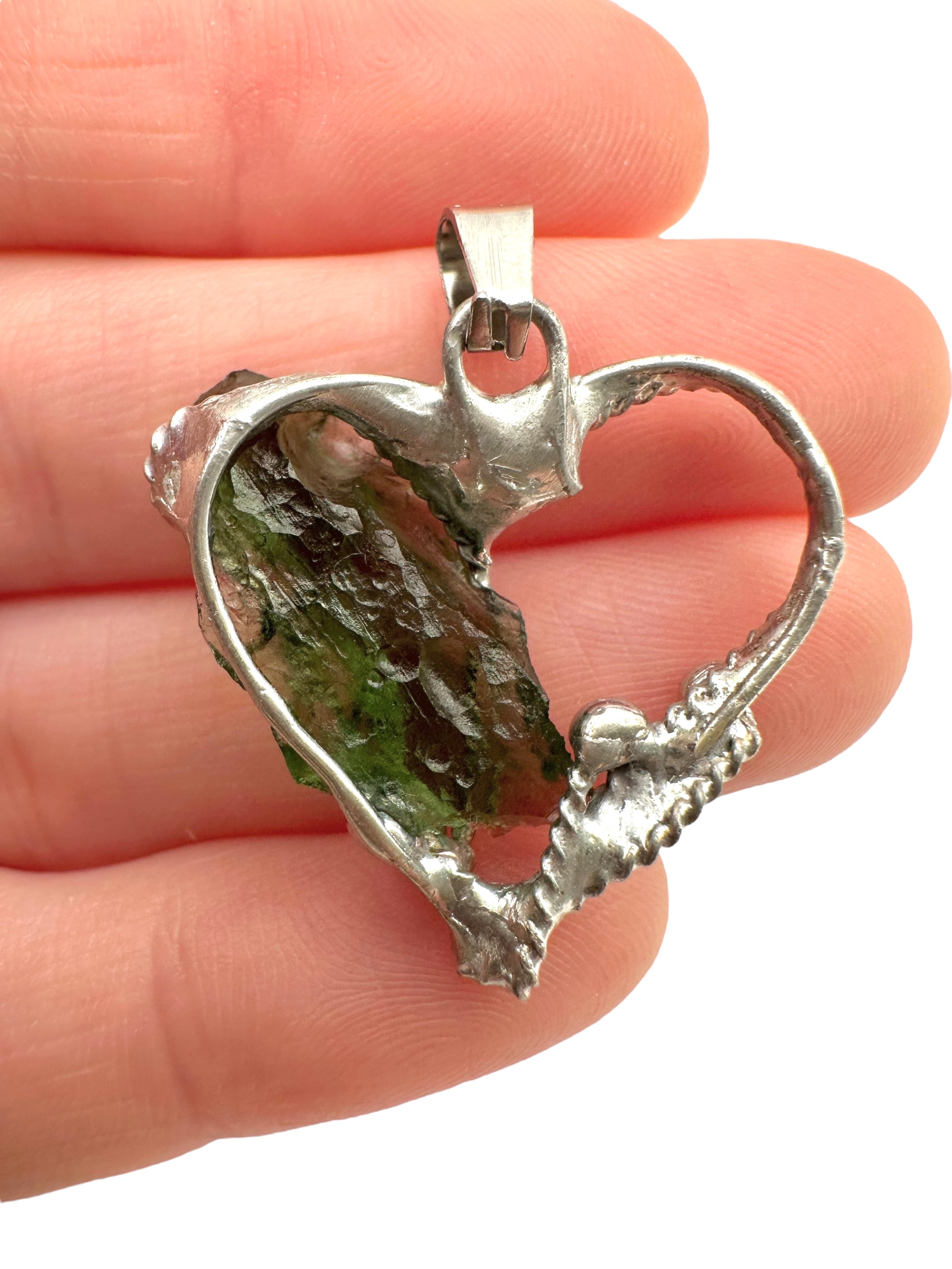 Moldavite pendant - P/V287