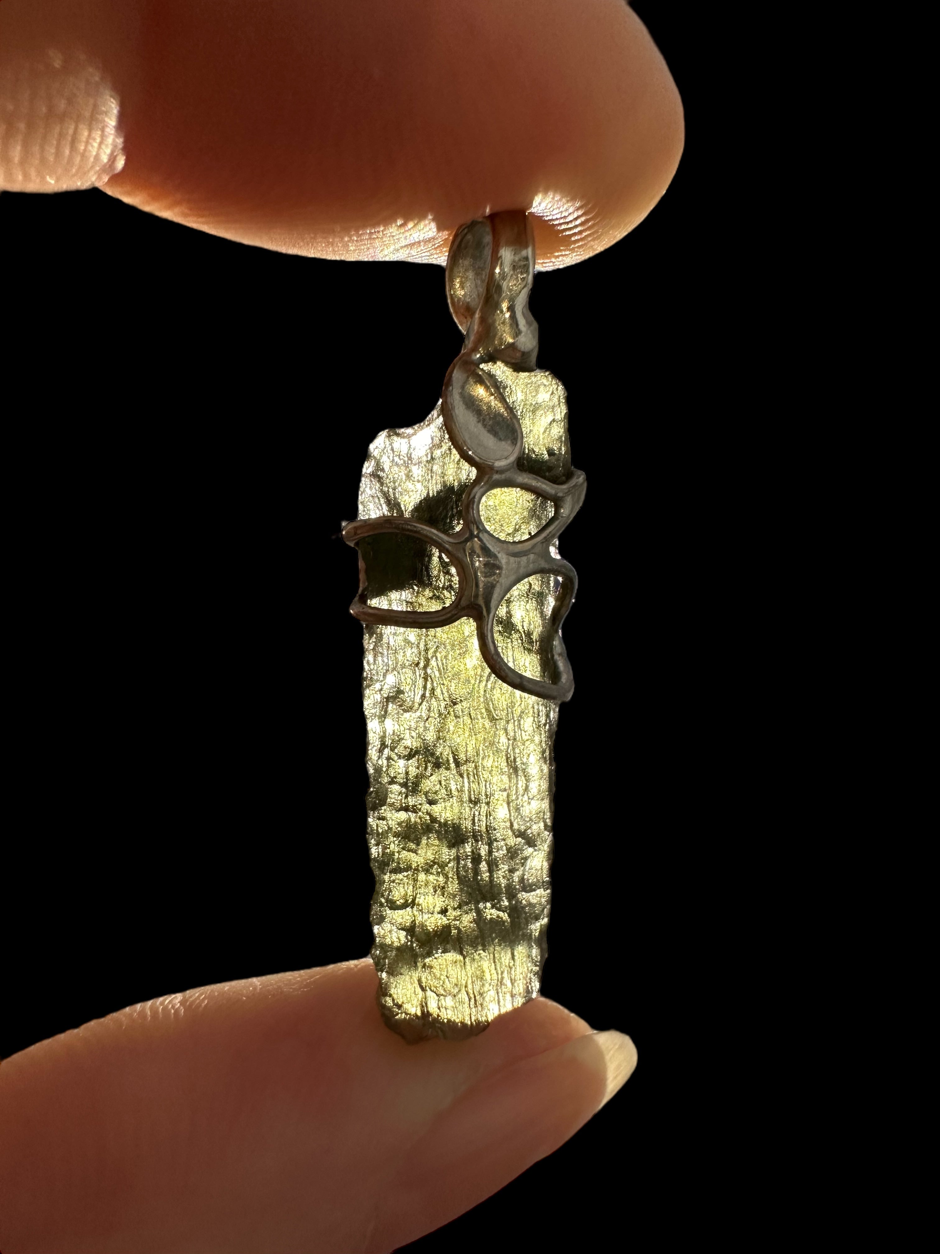 Moldavite pendant - P/V288