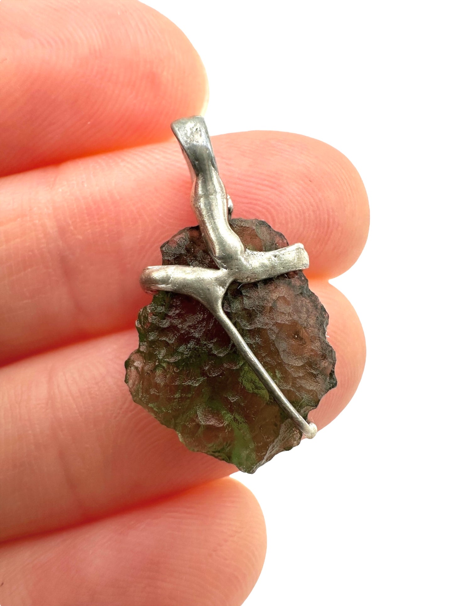 Moldavite pendant