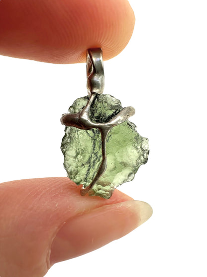 Moldavite pendant