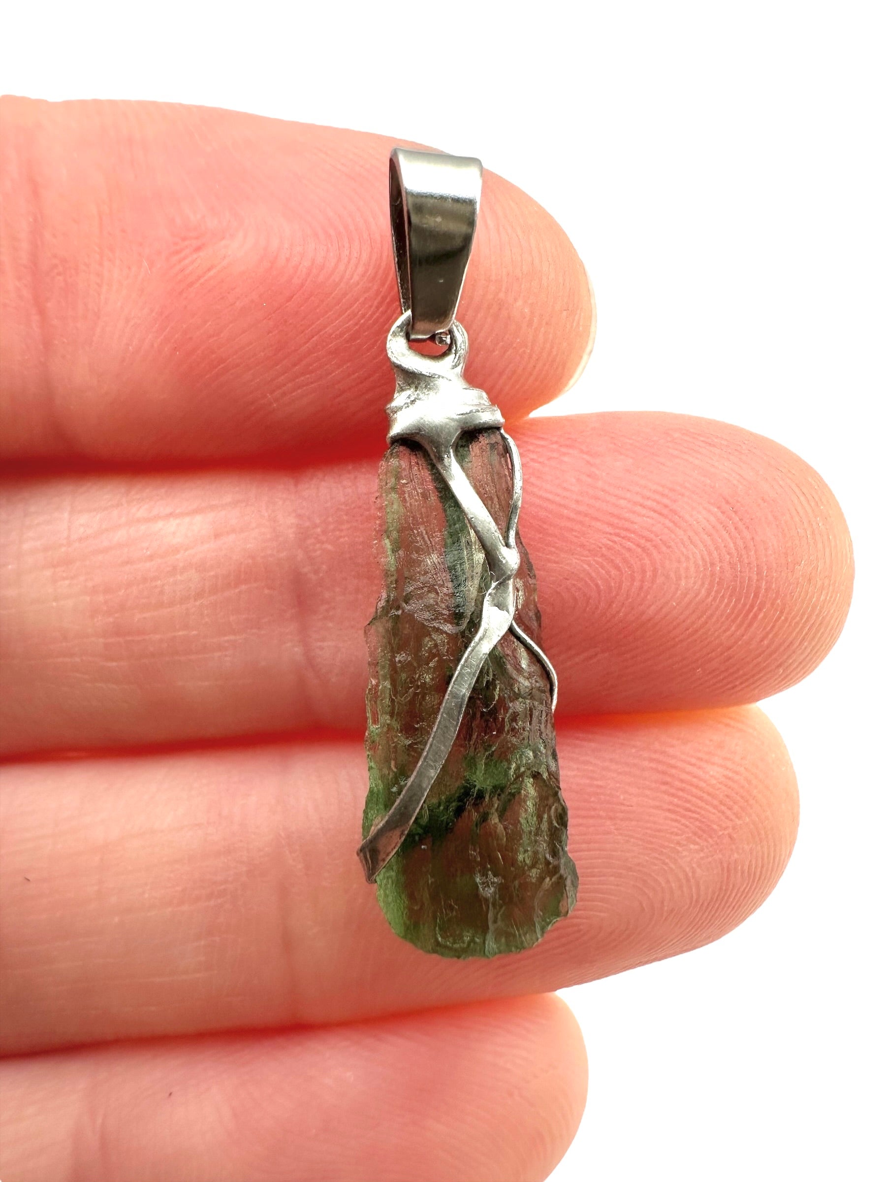 Moldavite pendant - P/V292