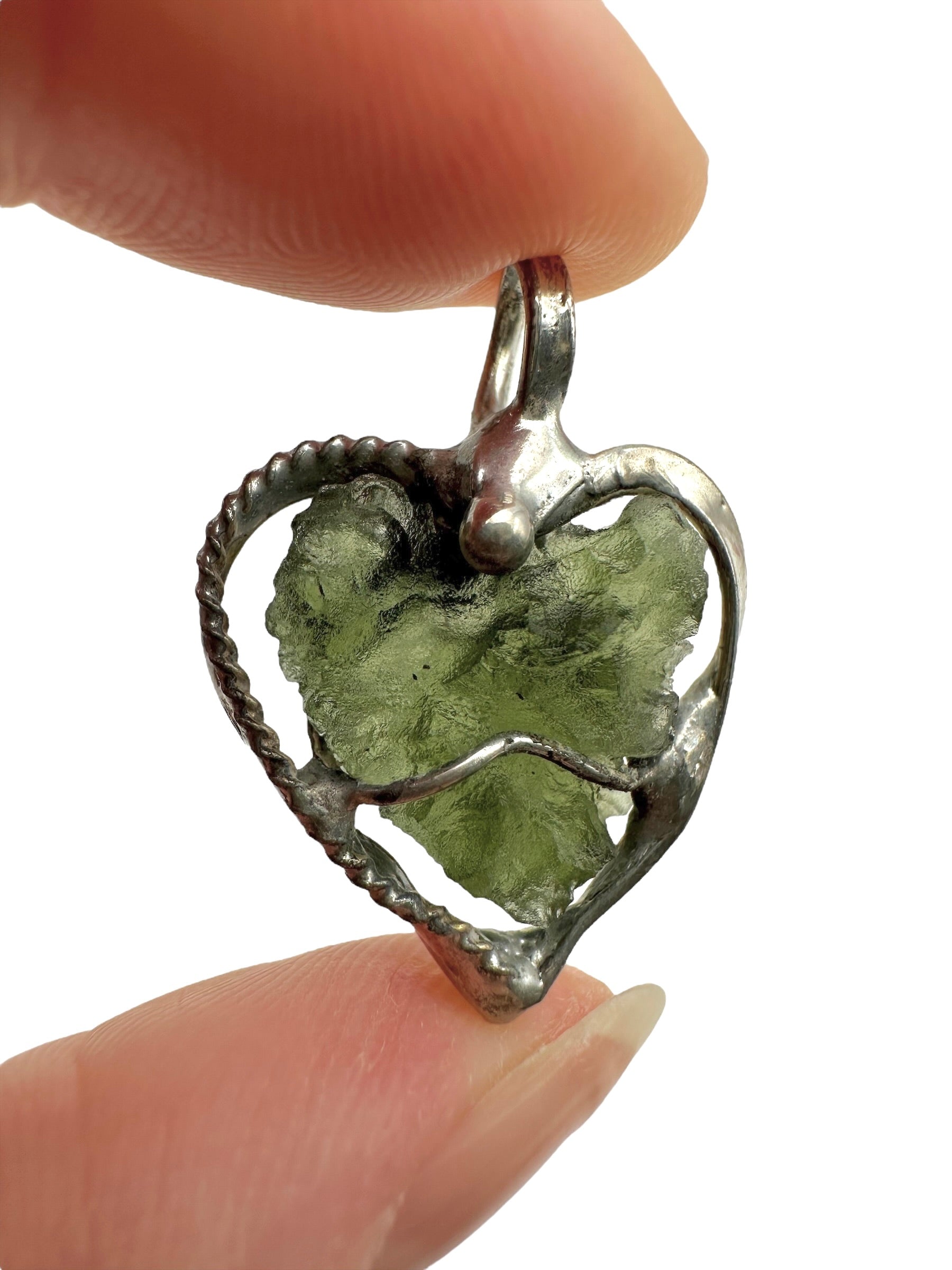 Moldavite pendant - P/V293