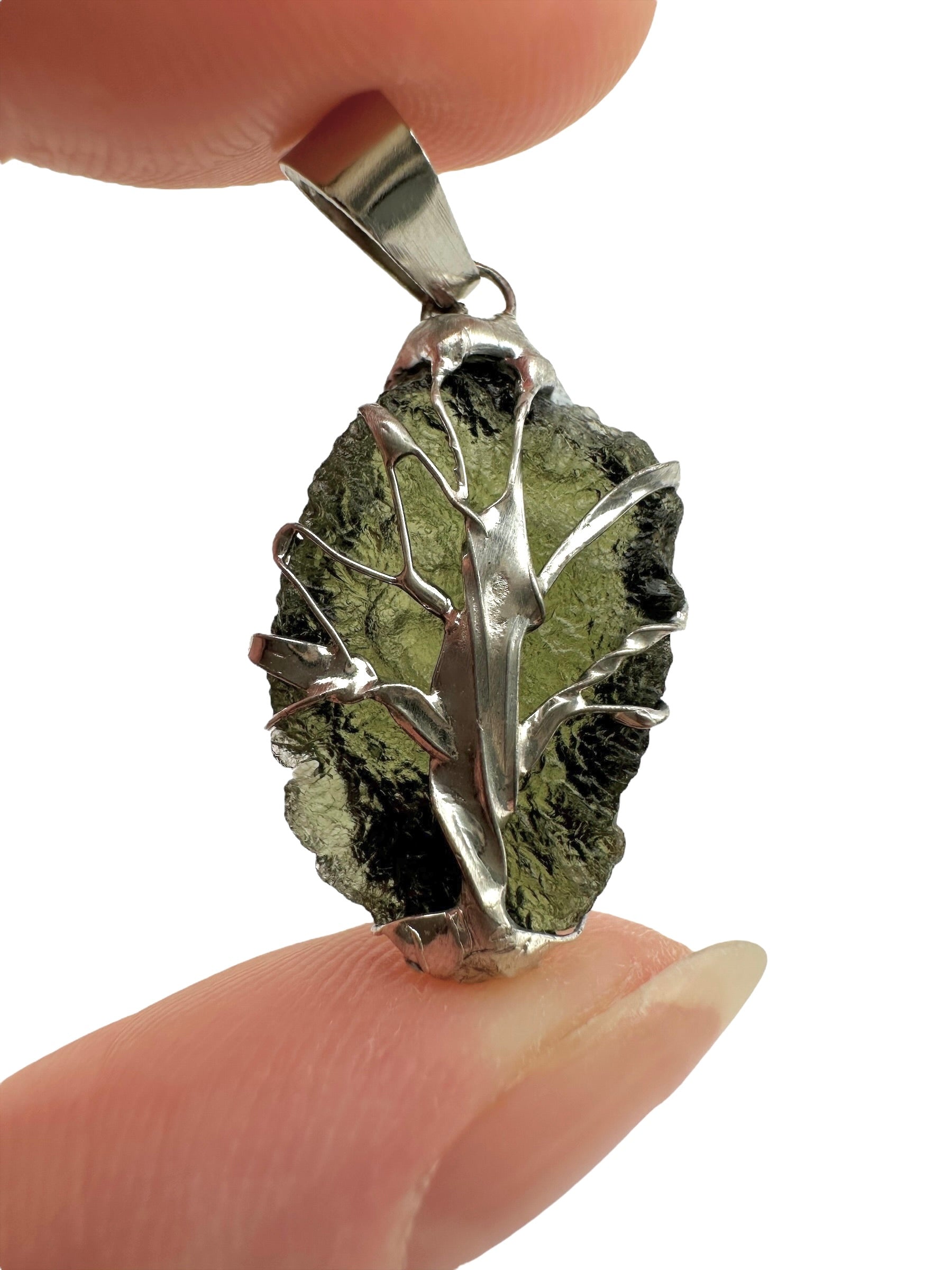 Moldavite pendant - P/V294
