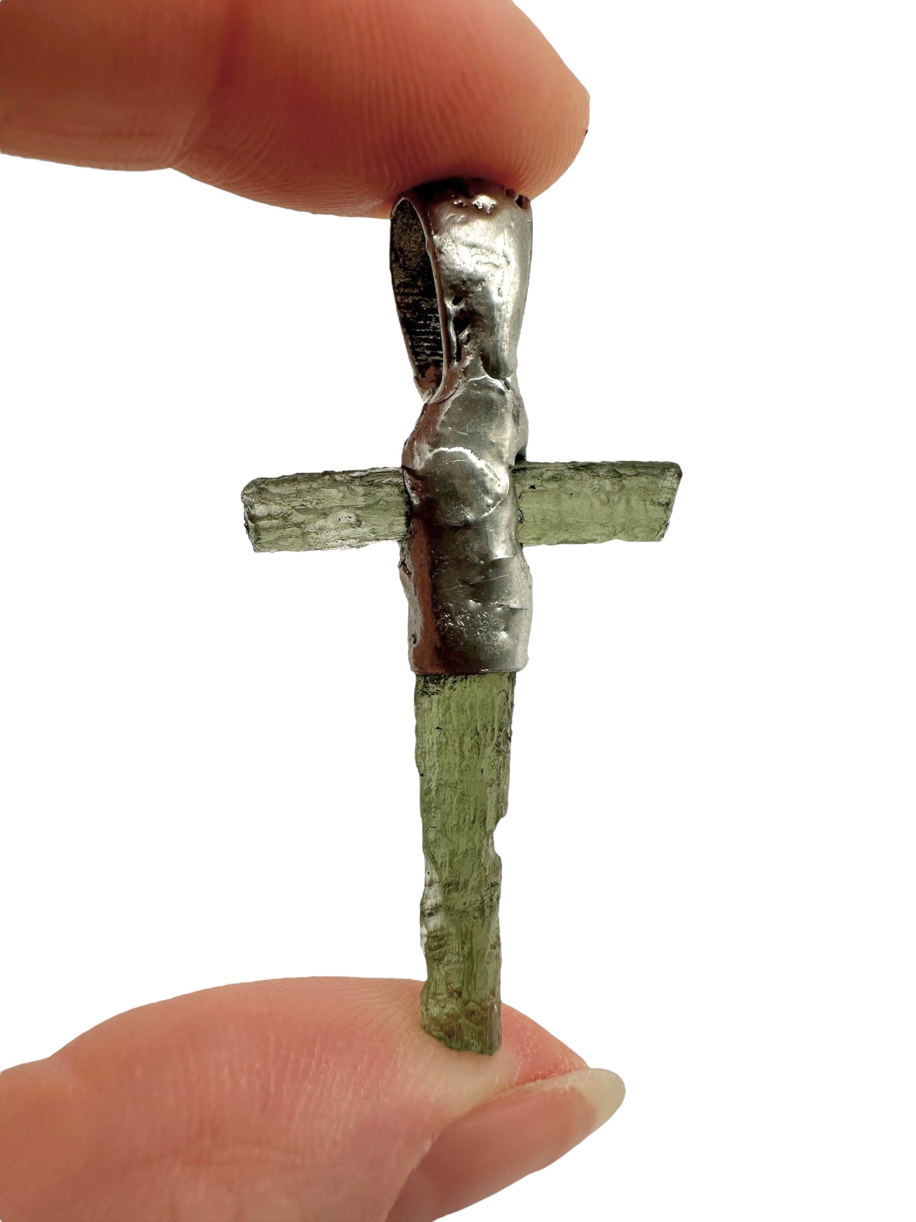 Moldavite pendant - P/V295