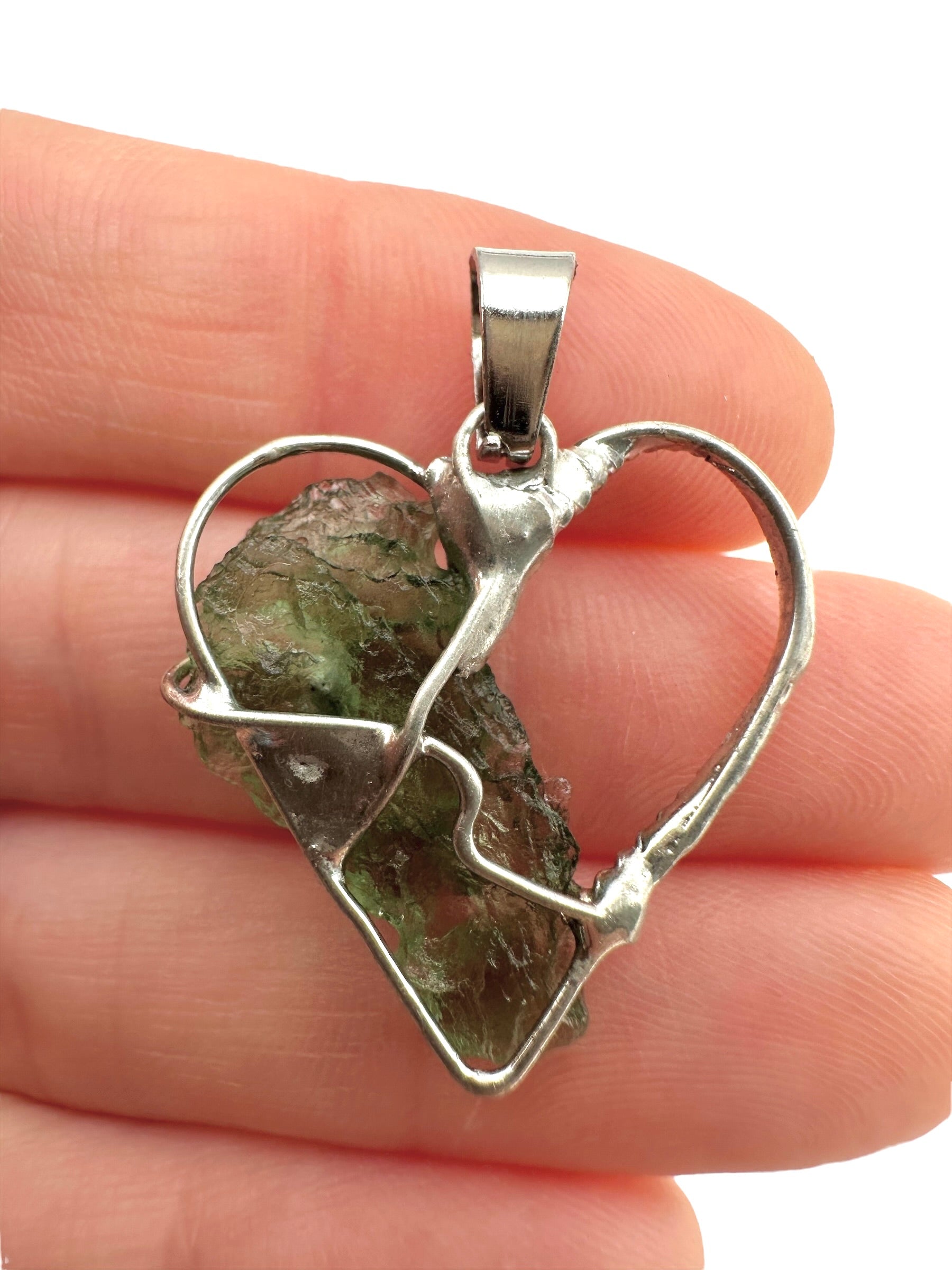 Moldavite pendant - P/V296