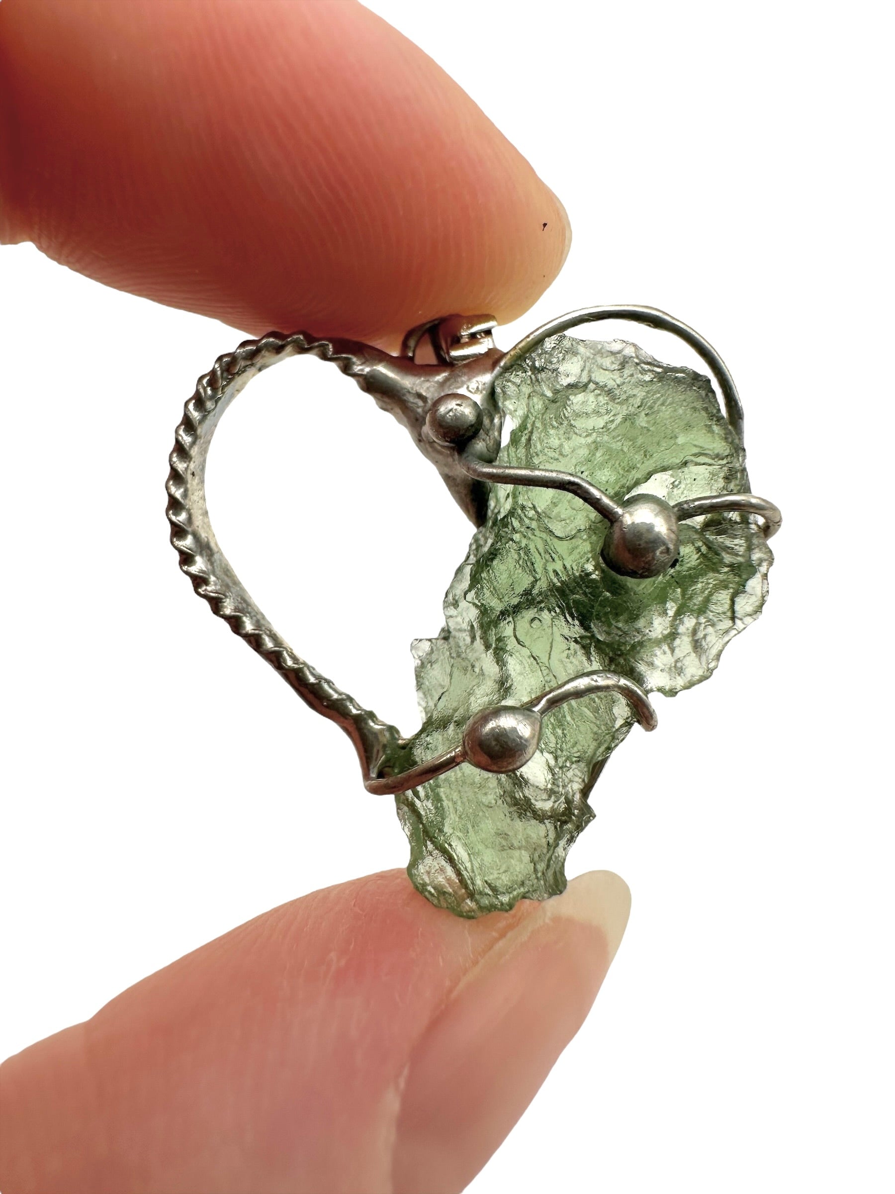 Moldavite pendant - P/V296