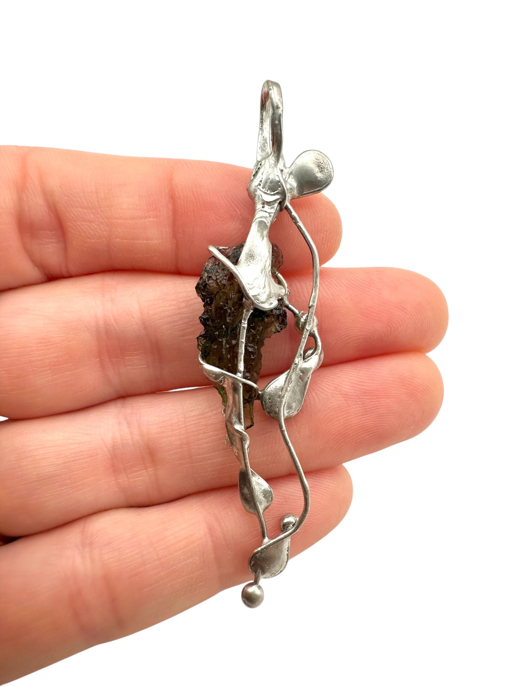 Moldavite pendant - P/V297