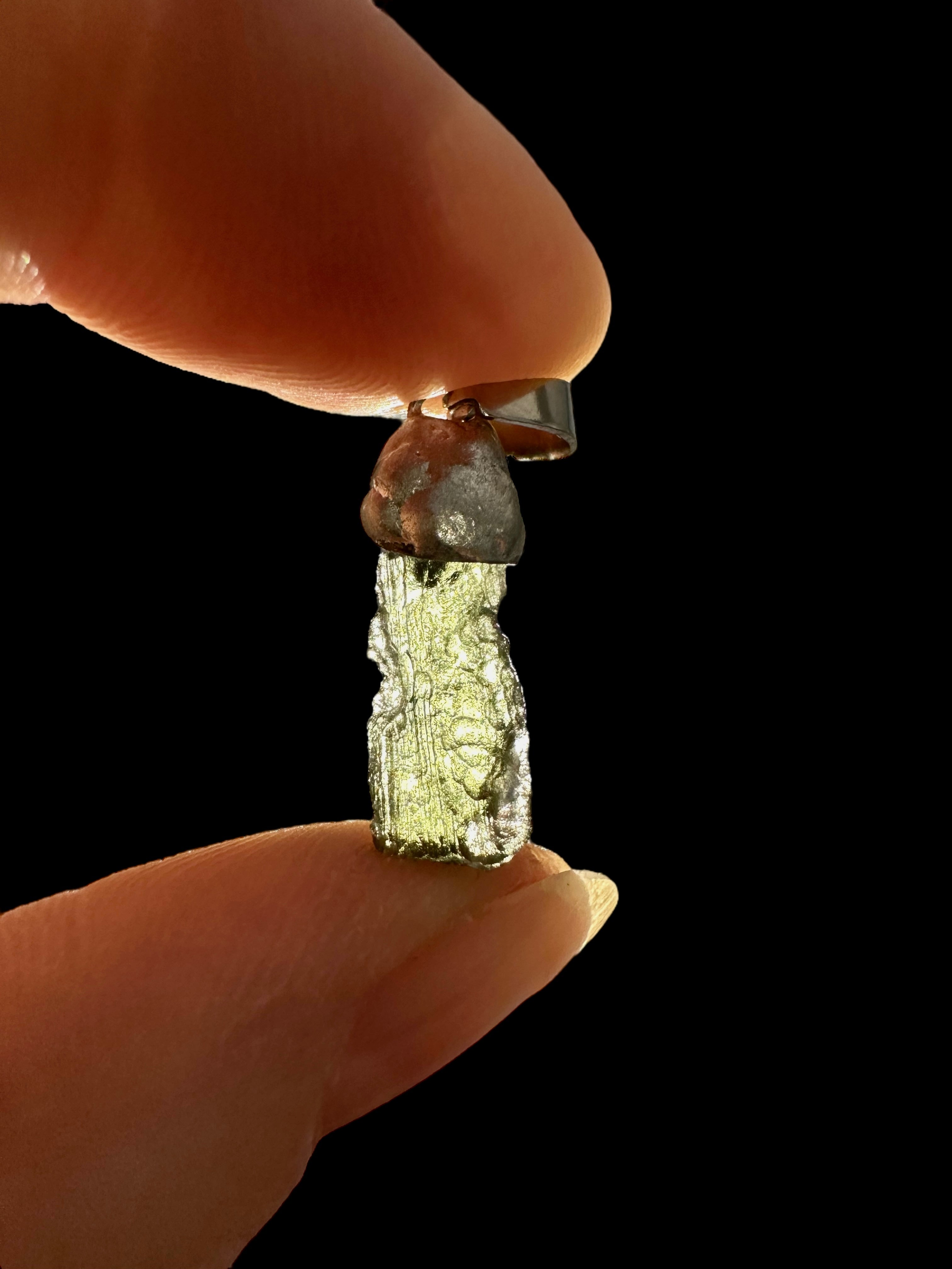 Moldavite pendant - P/V298
