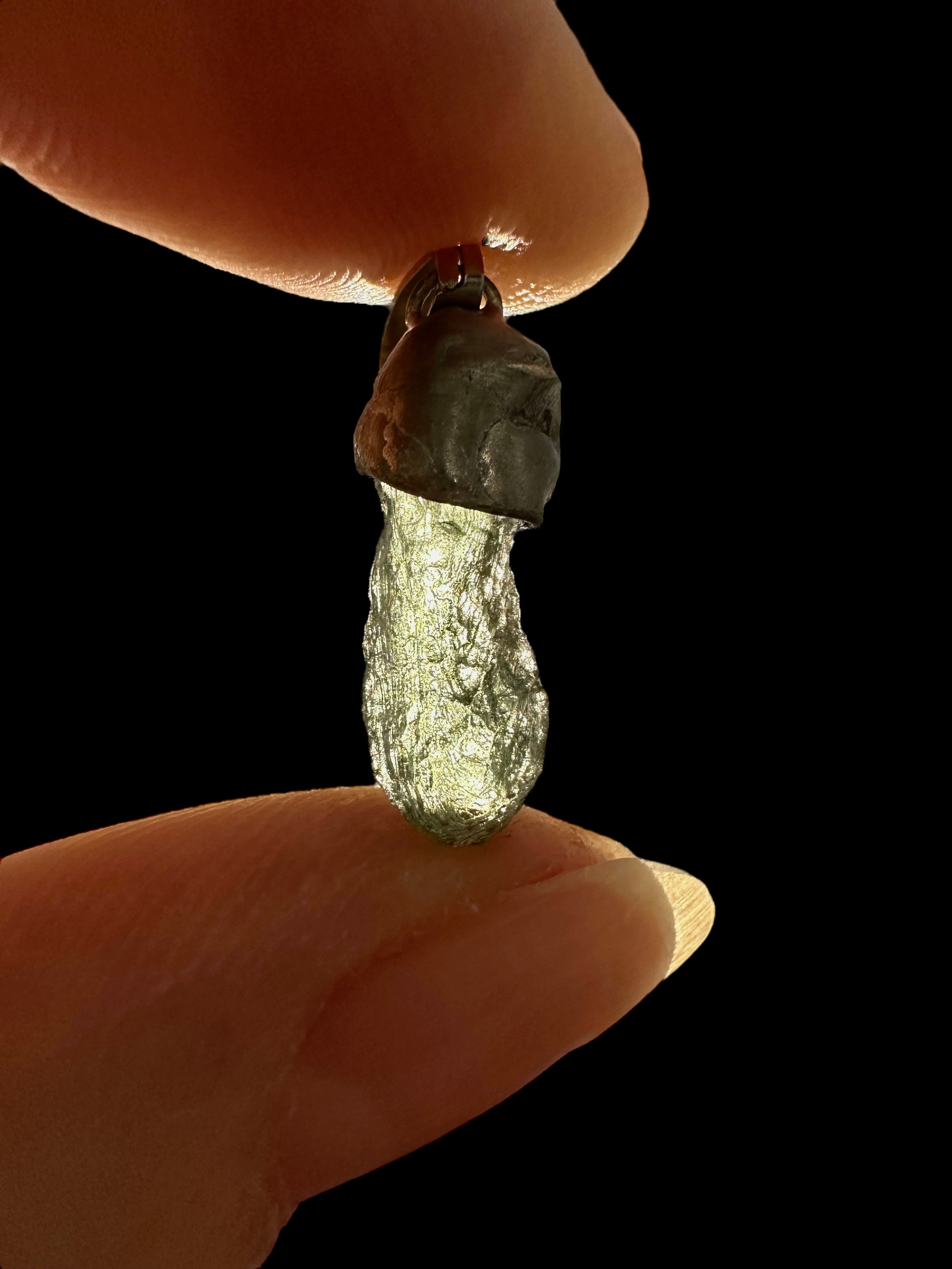 Moldavite pendant - P/V299