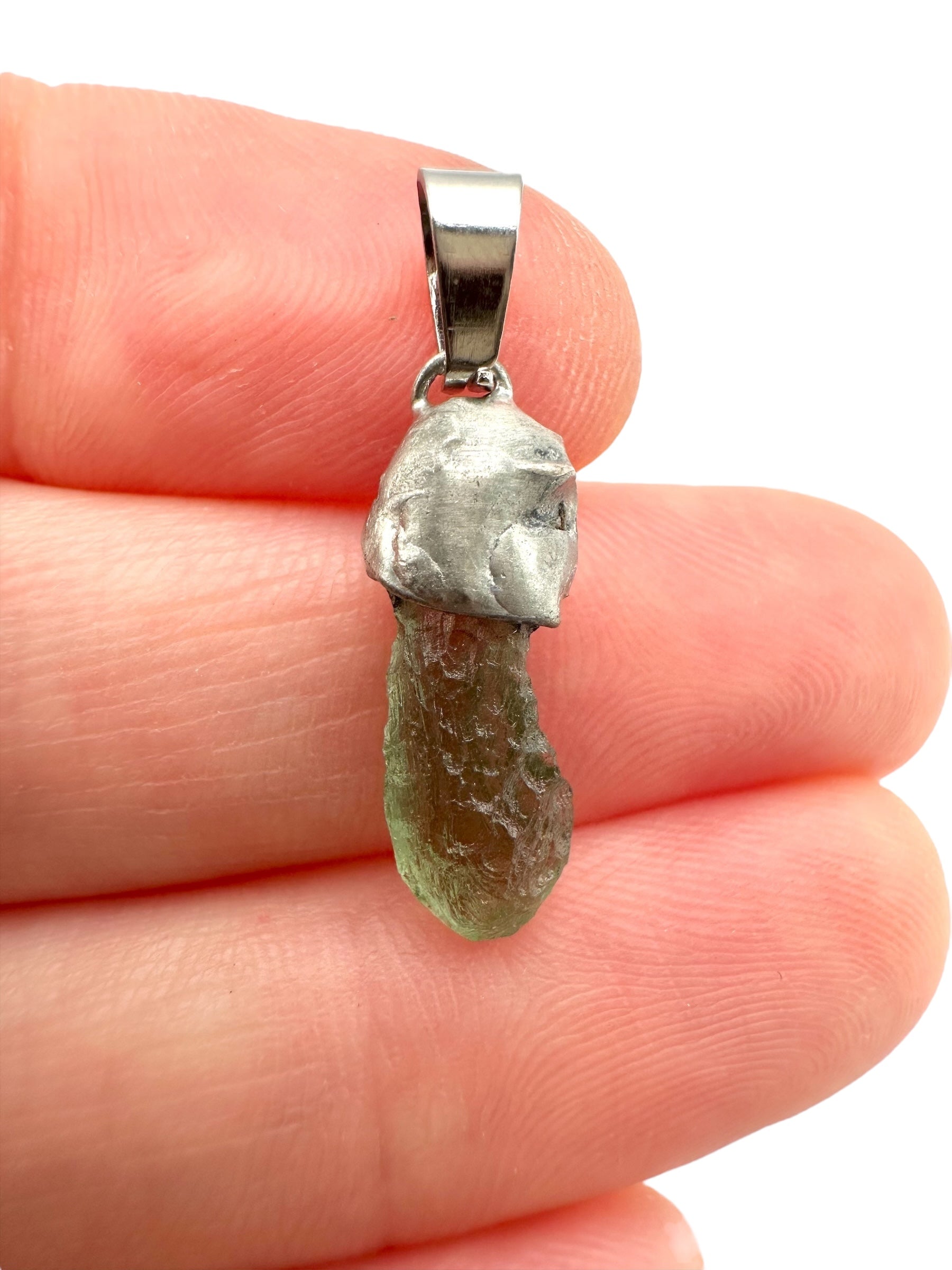 Moldavite pendant