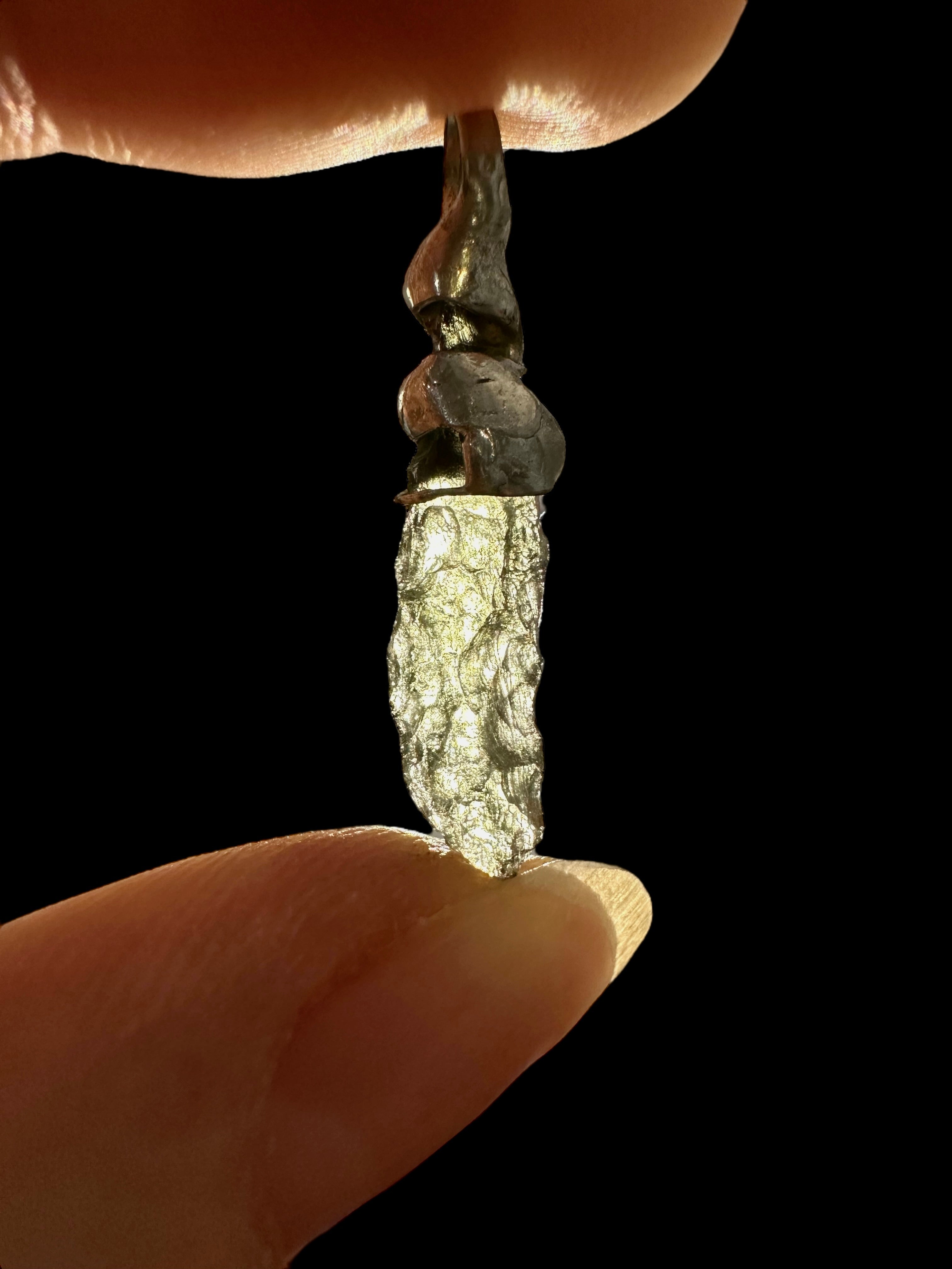 Moldavite pendant - P/V300