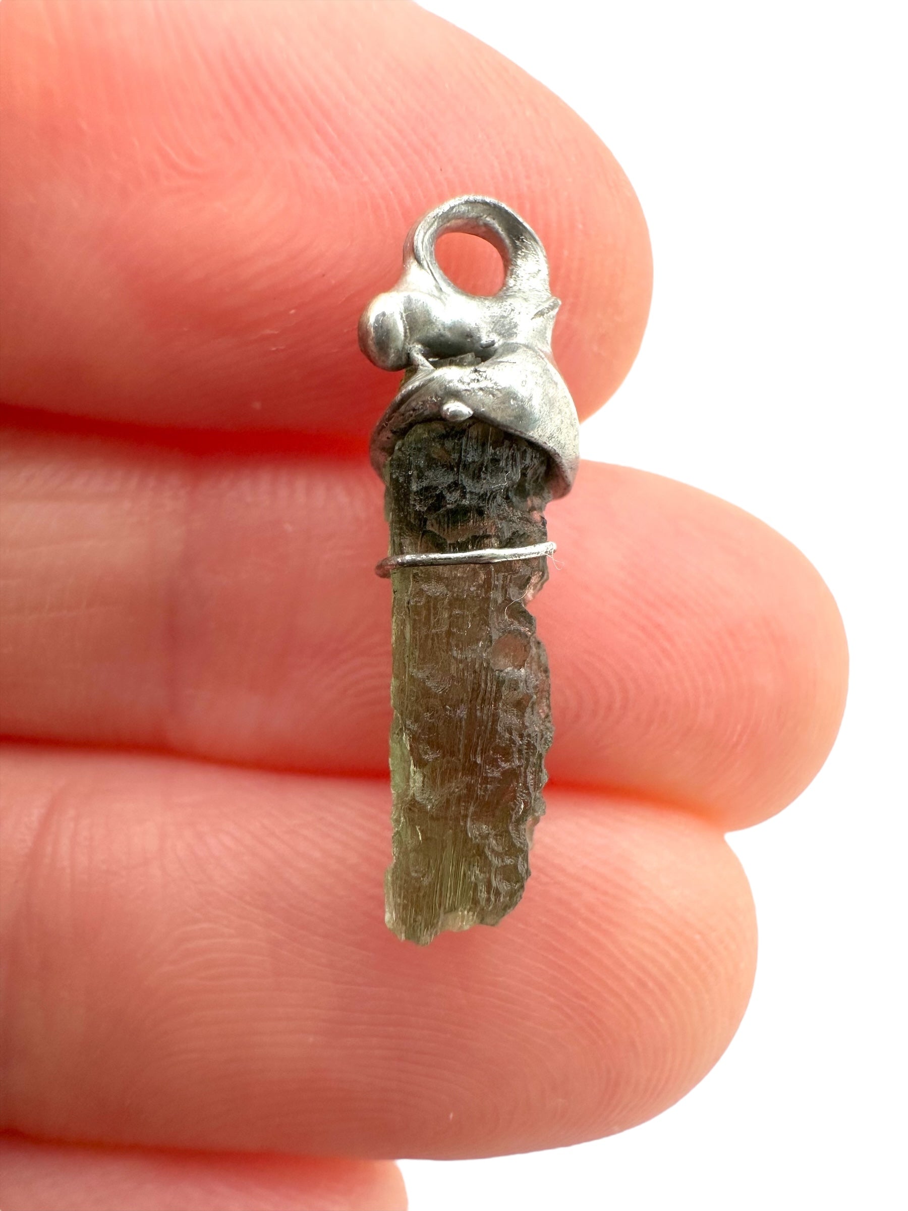 Moldavite pendant - P/V301