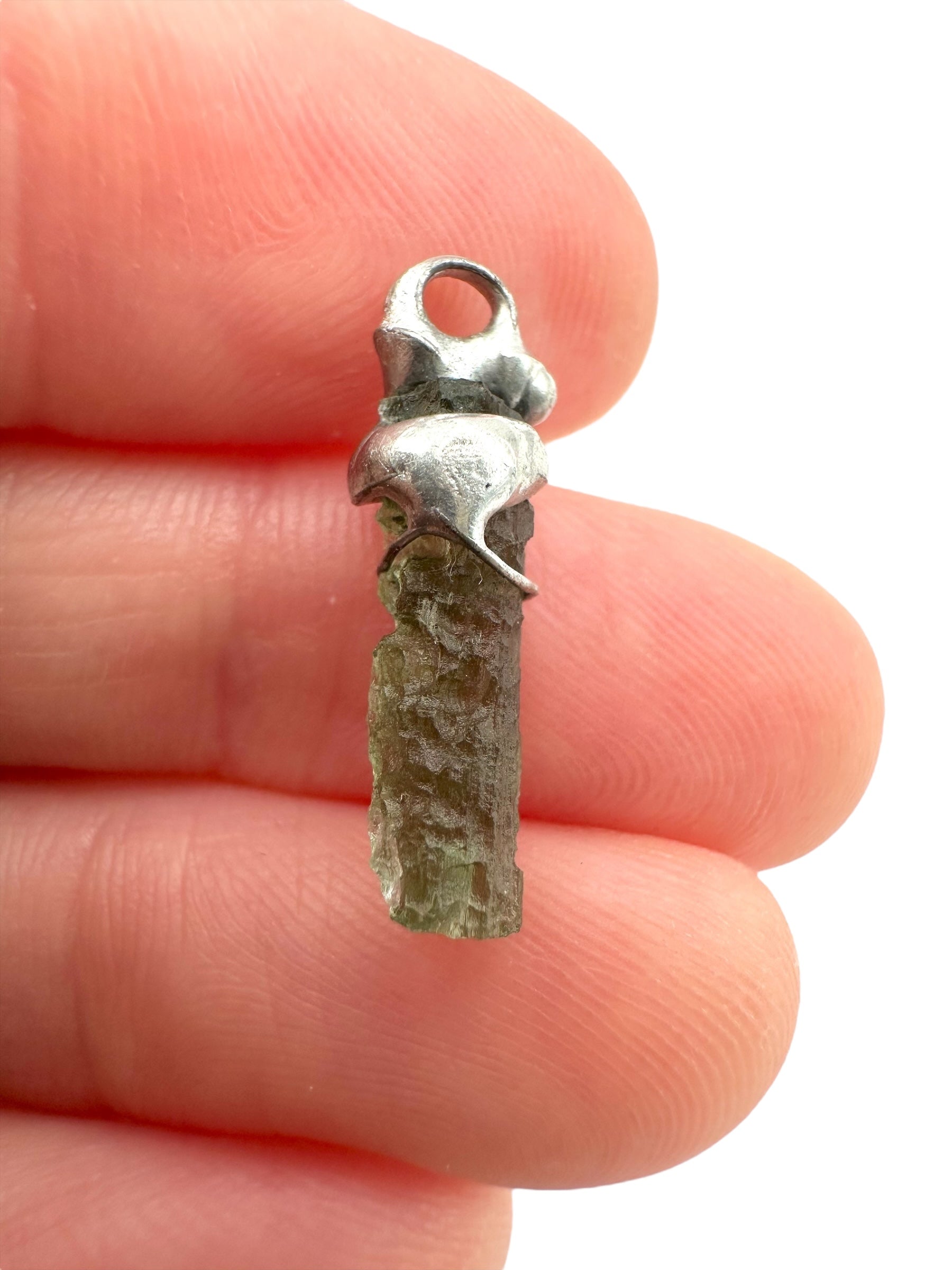 Moldavite pendant