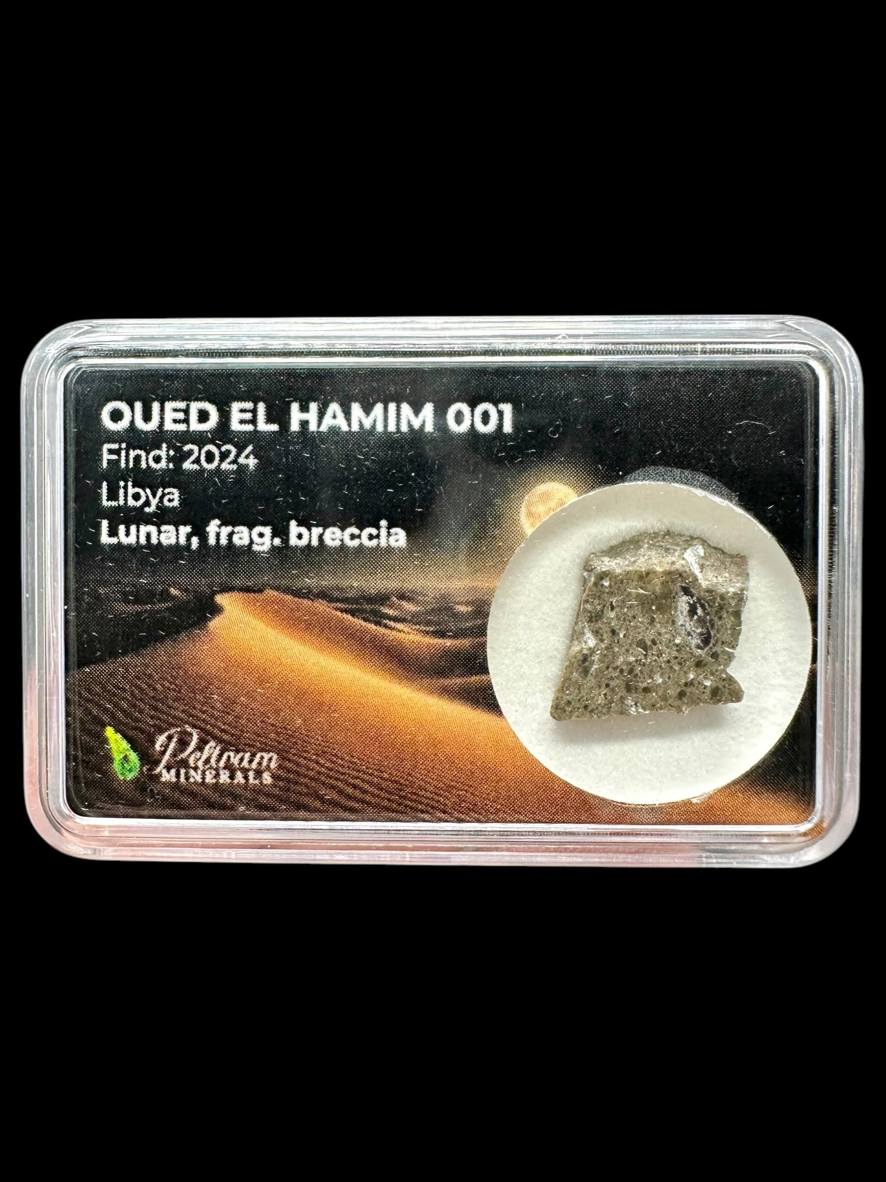 Lunar meteorite Oued el Hamim 001 – 1,01g – Libya
