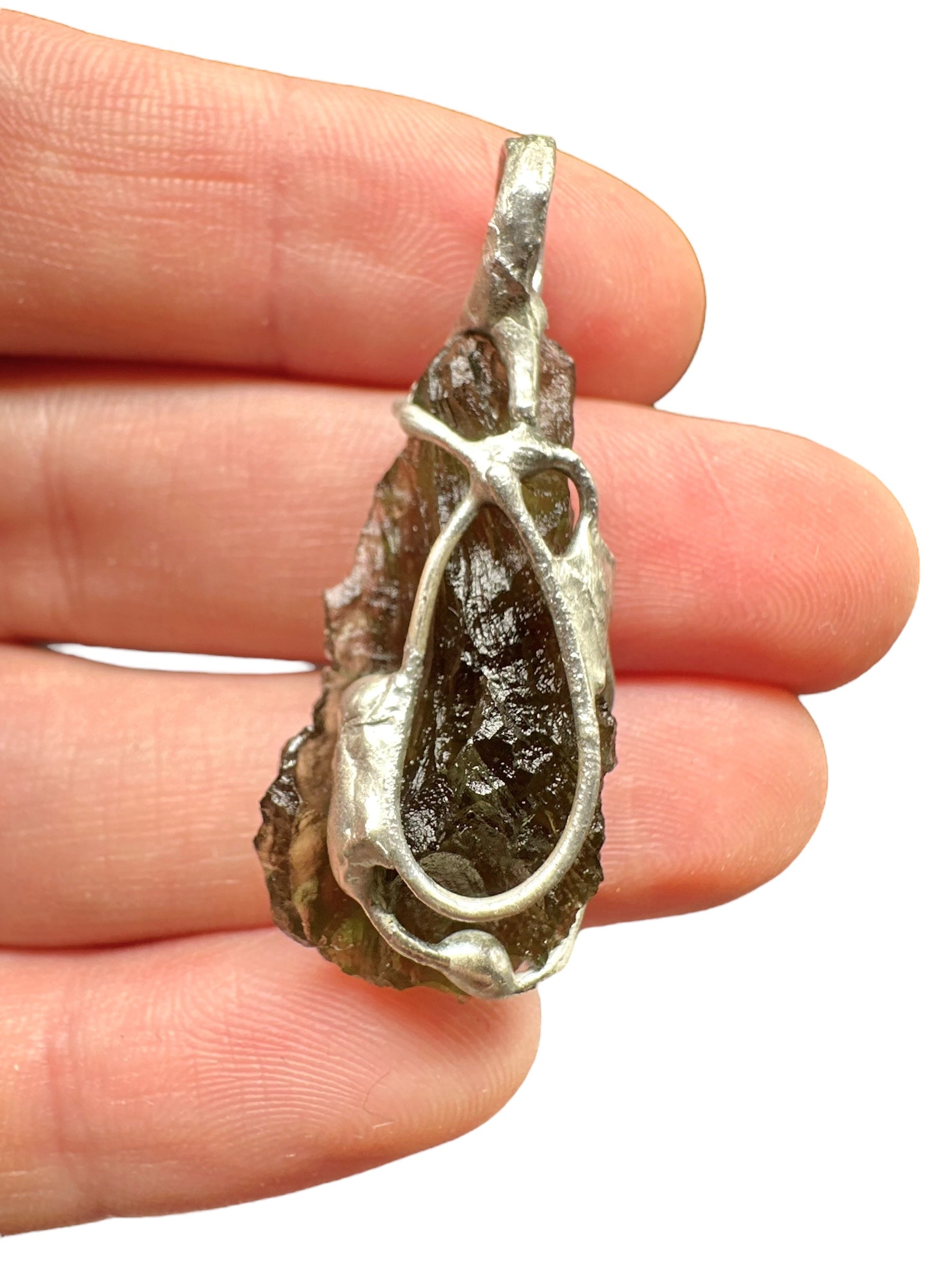 Moldavite pendant - P/V001