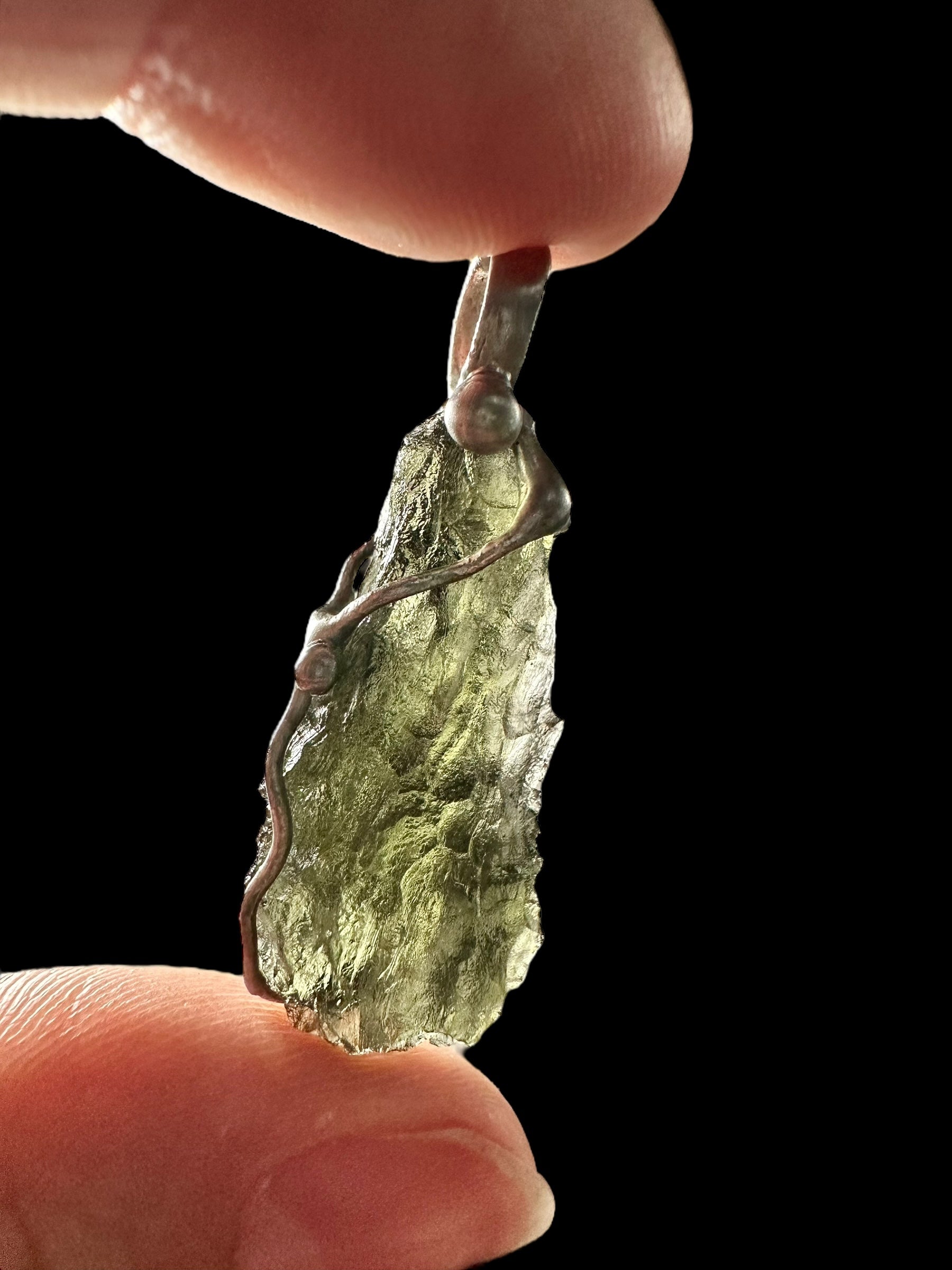 Moldavite pendant - P/V001