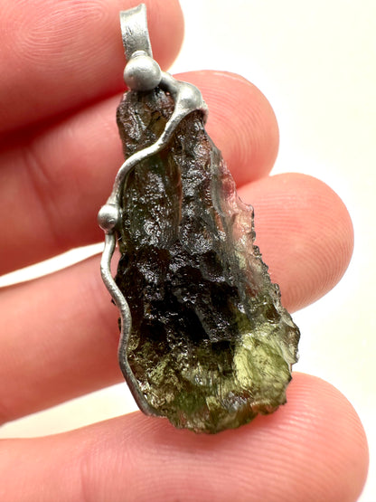 Pendente in Moldavite – P/V001
