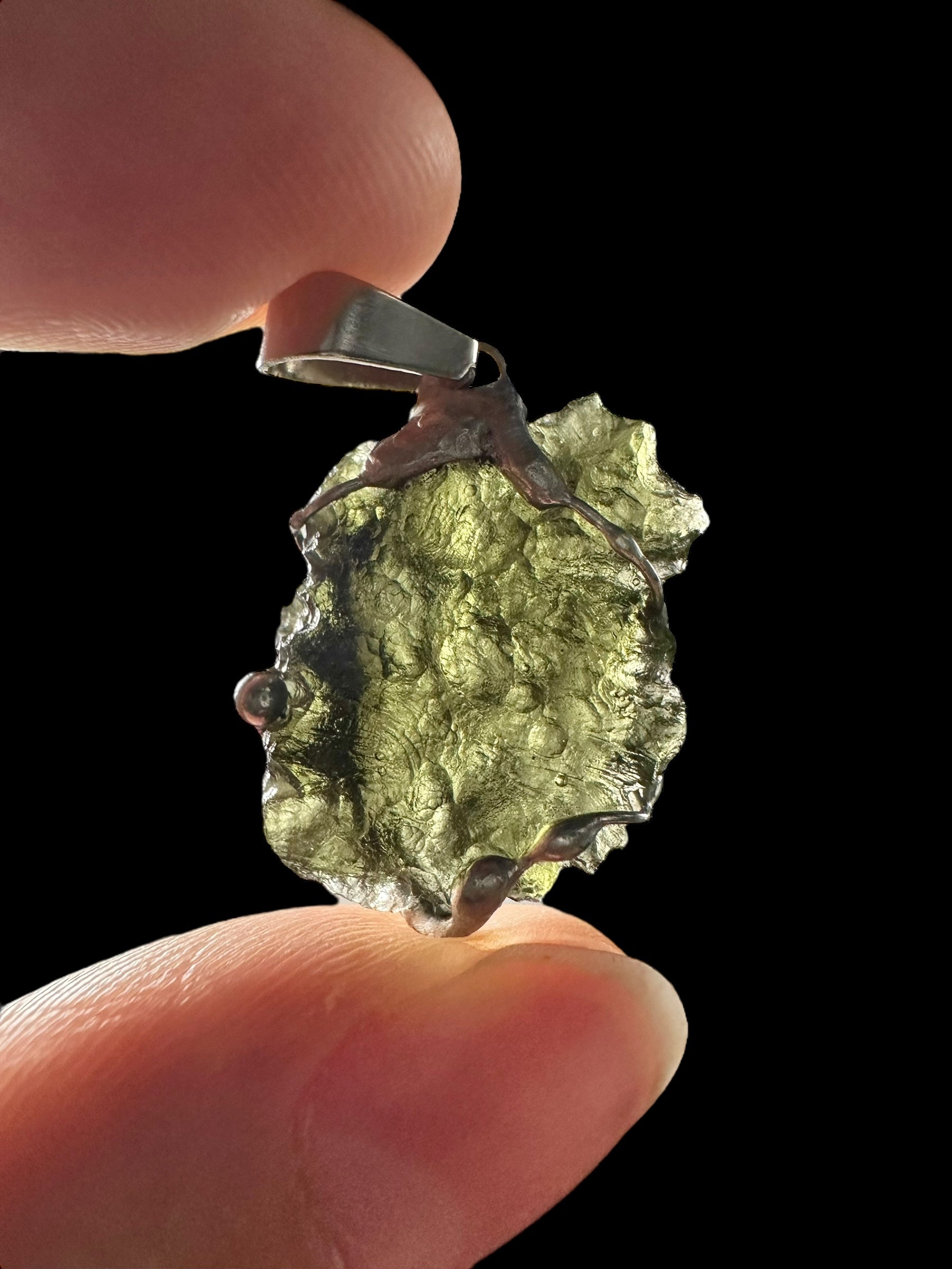 Moldavite pendant - P/V002