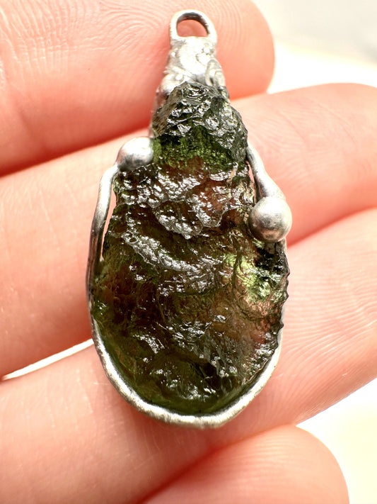 Pendente in Moldavite – P/V004