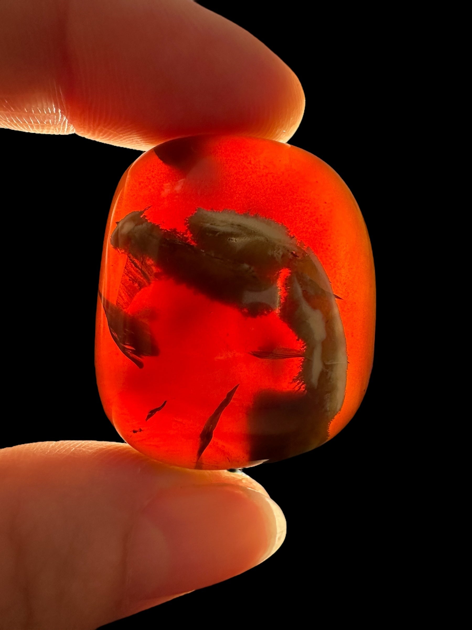 Tumbled amber – Sumatra, Indonesia - JN201