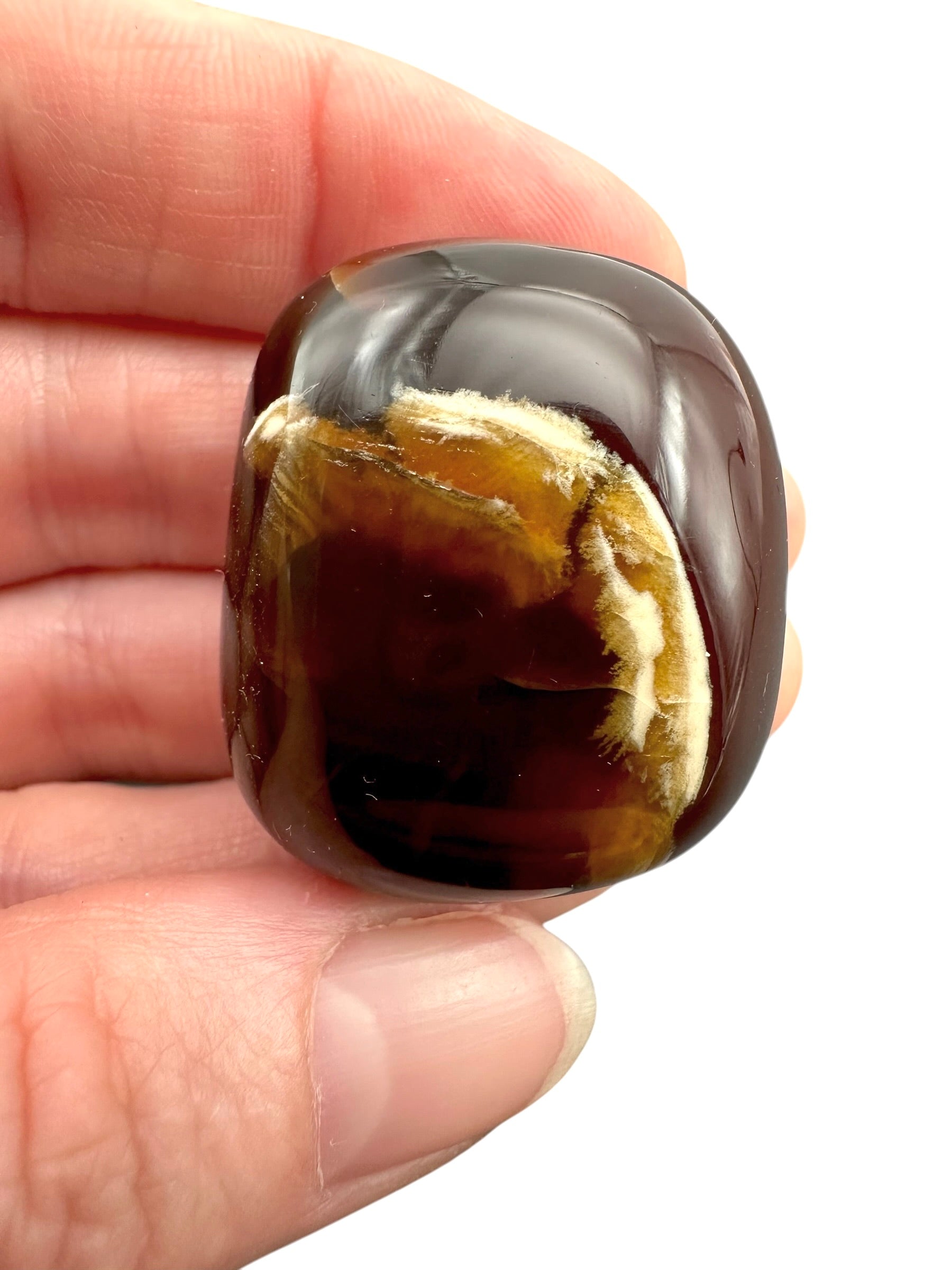 Tumbled amber – Sumatra, Indonesia