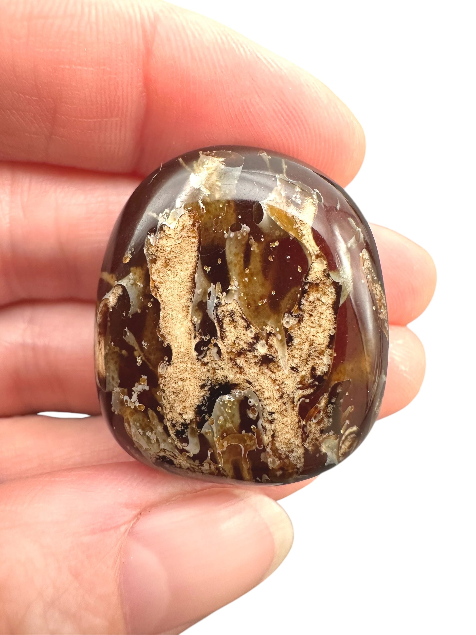 Tumbled amber – Sumatra, Indonesia - JN202