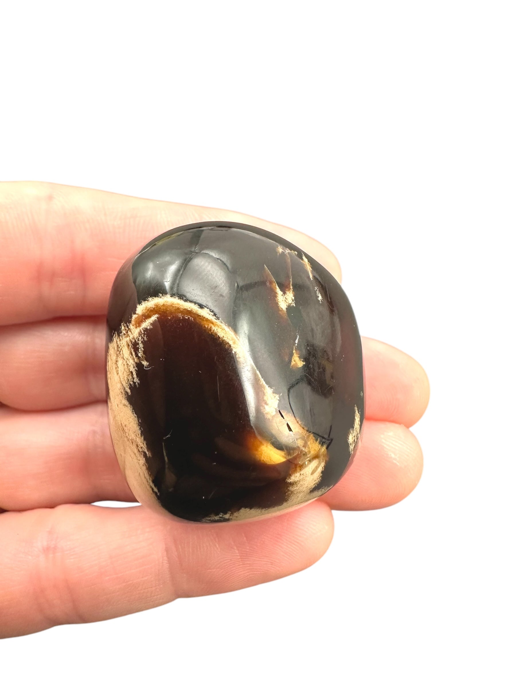 Tumbled amber – Sumatra, Indonesia