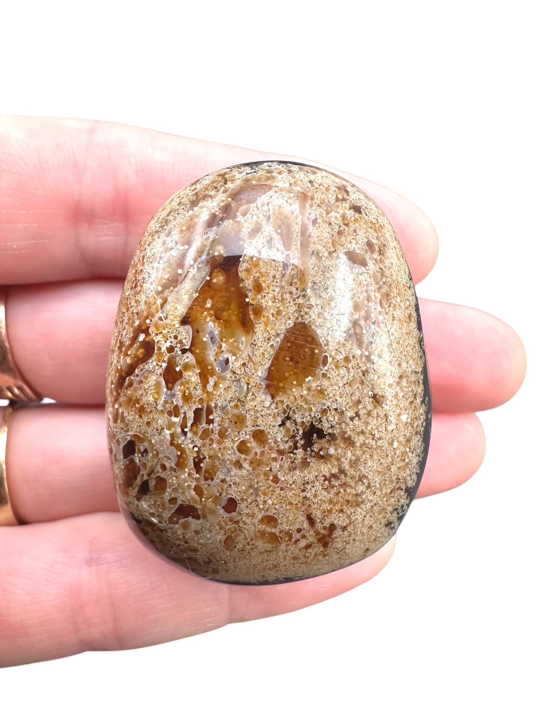 Tumbled amber – Sumatra, Indonesia - JN205