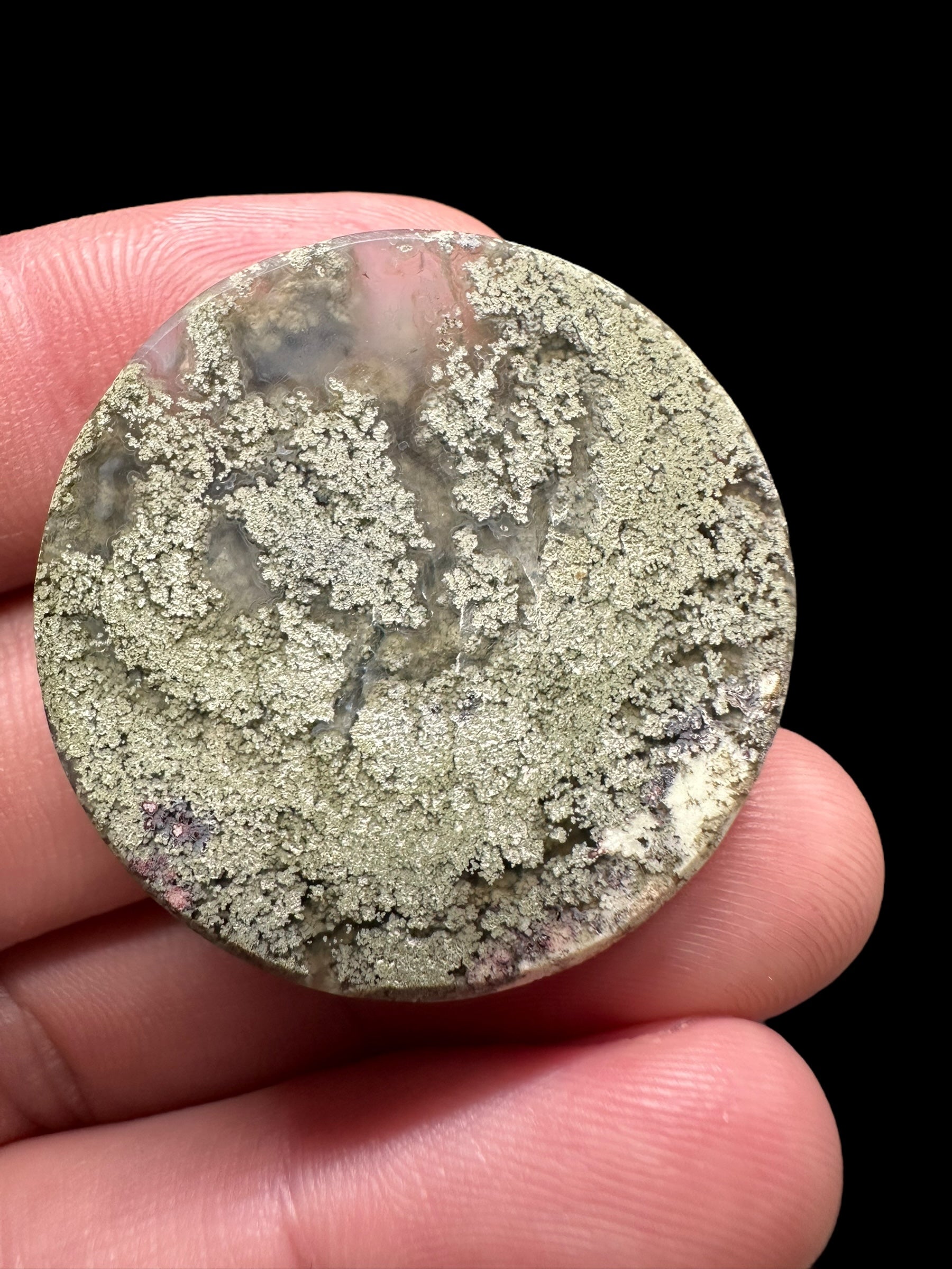 Moos agate cabochon – West Java, Indonesia - MECH50