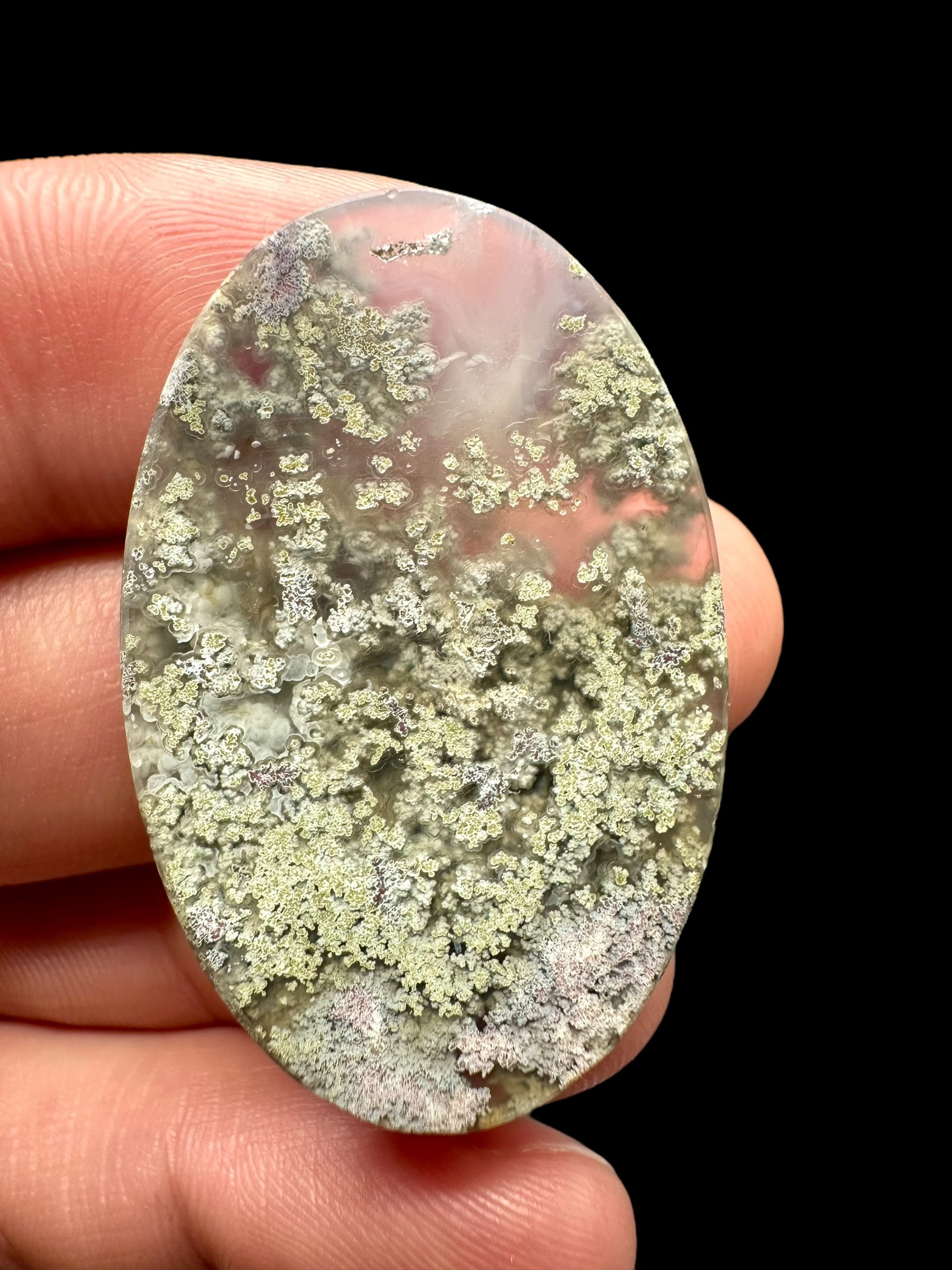 Moos agate cabochon – West Java, Indonesia - MECH52