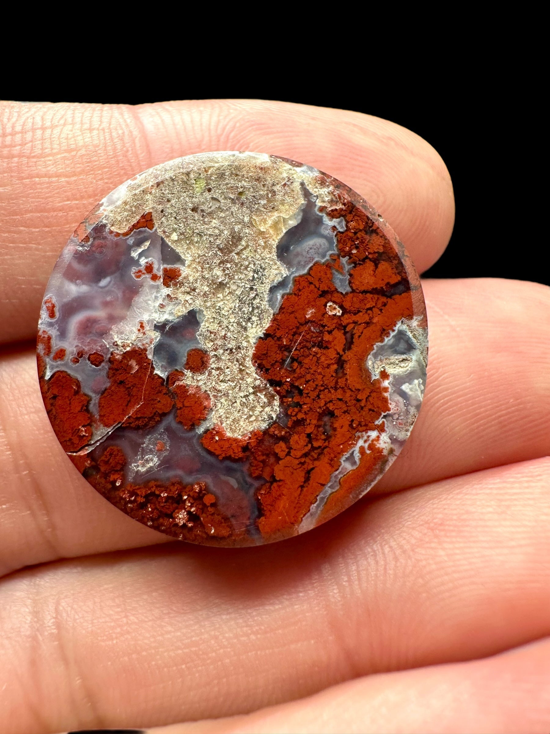 Moos agate cabochon – West Java, Indonesia - MECH53