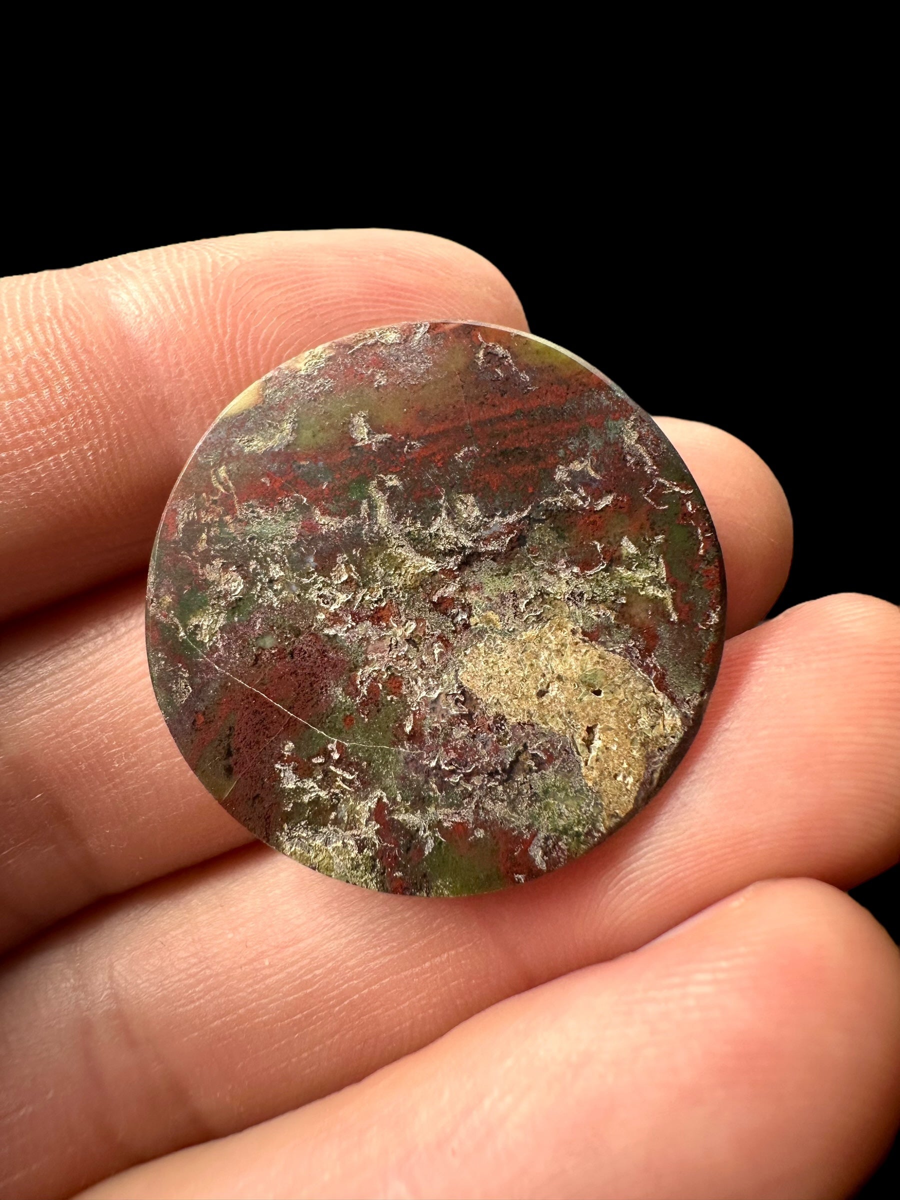 Moos agate cabochon – West Java, Indonesia - MECH55