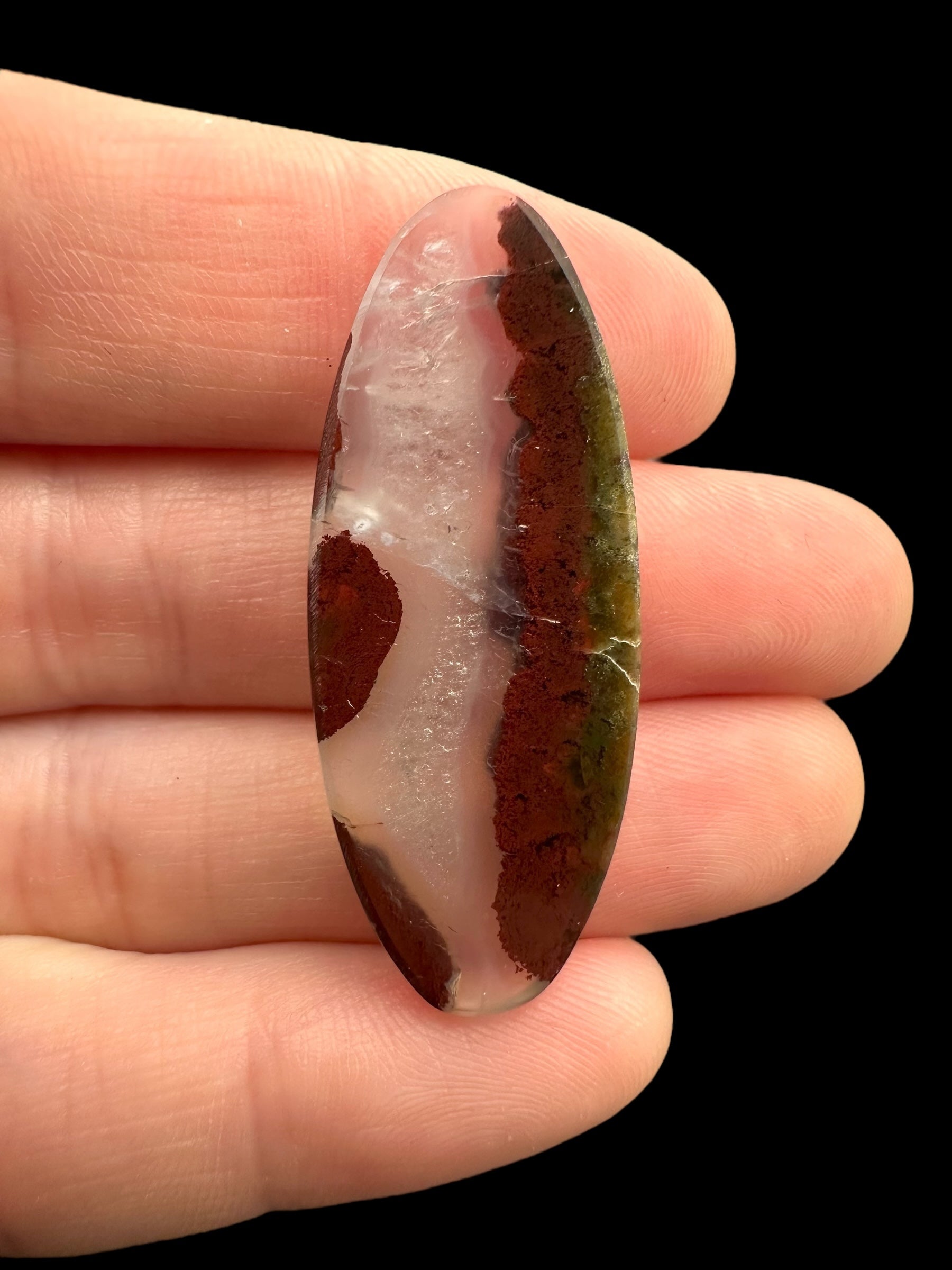 Moos agate cabochon – West Java, Indonesia - MECH61
