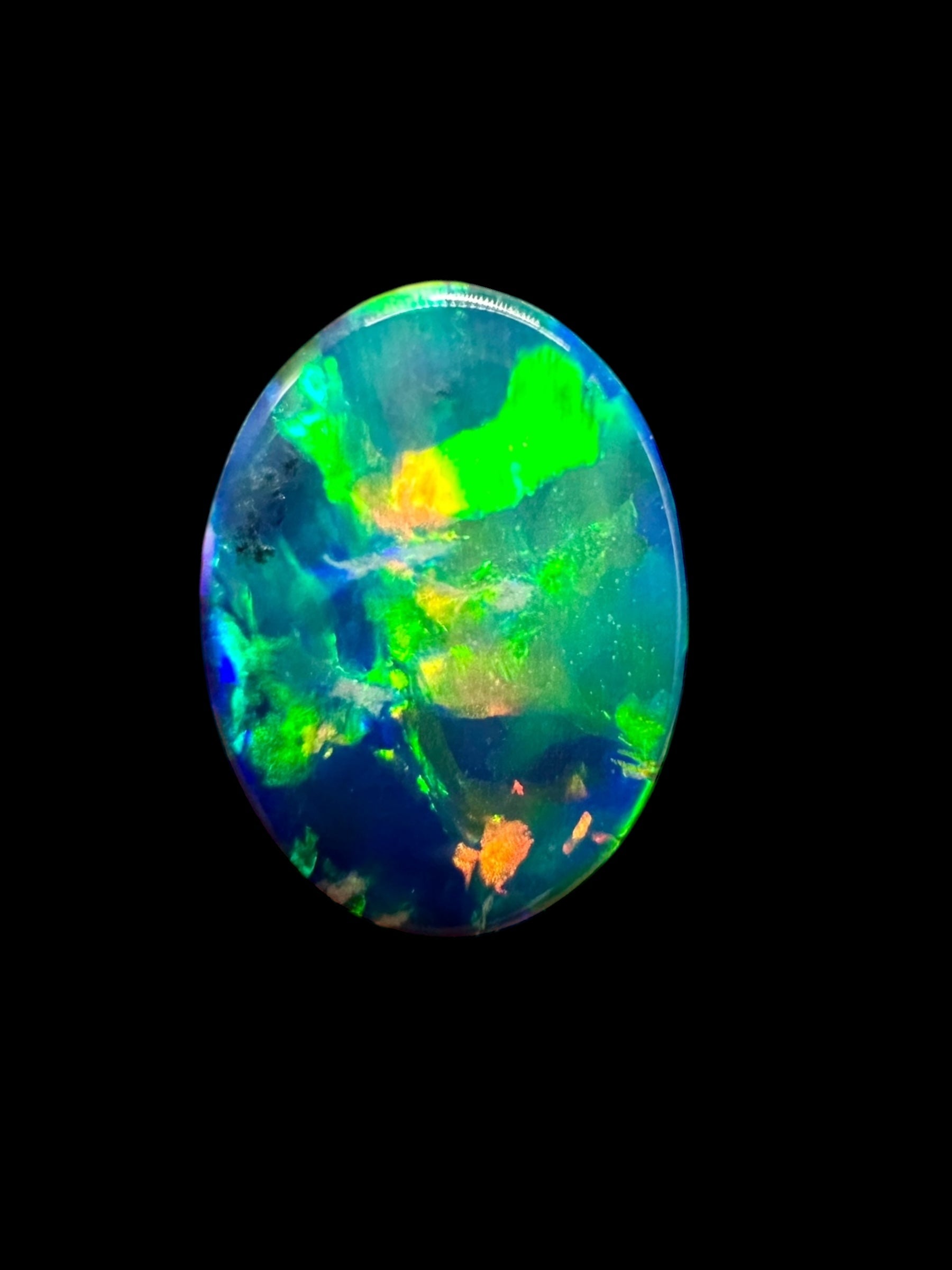 Australian opal 0,75ct – Cabochon – Lightning Ridge, Australia