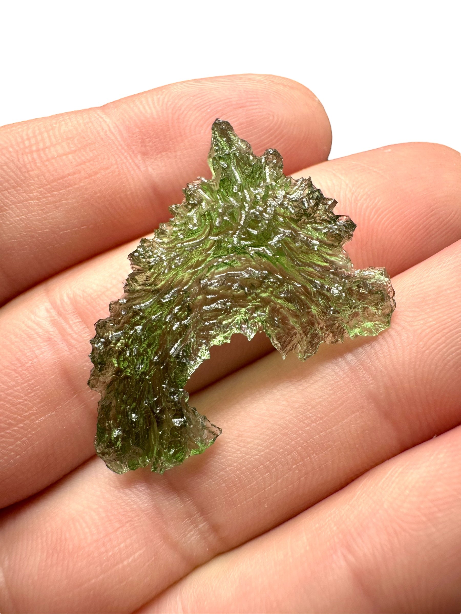 Moldavite – Maly Chlum – 2,7g / dolphin