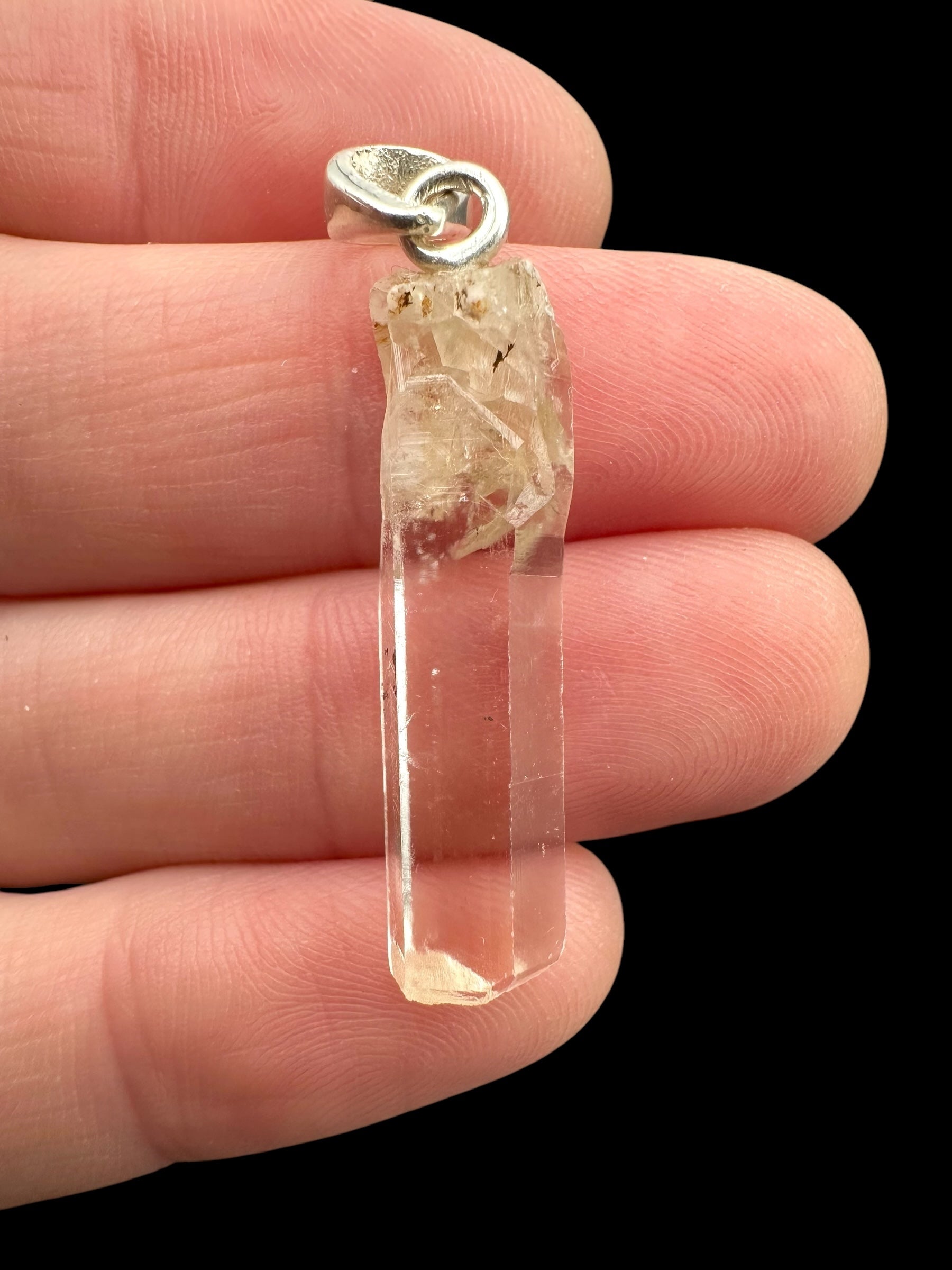 Silver aragonite pendant – Horenec, Czech Republic - SP/AR001