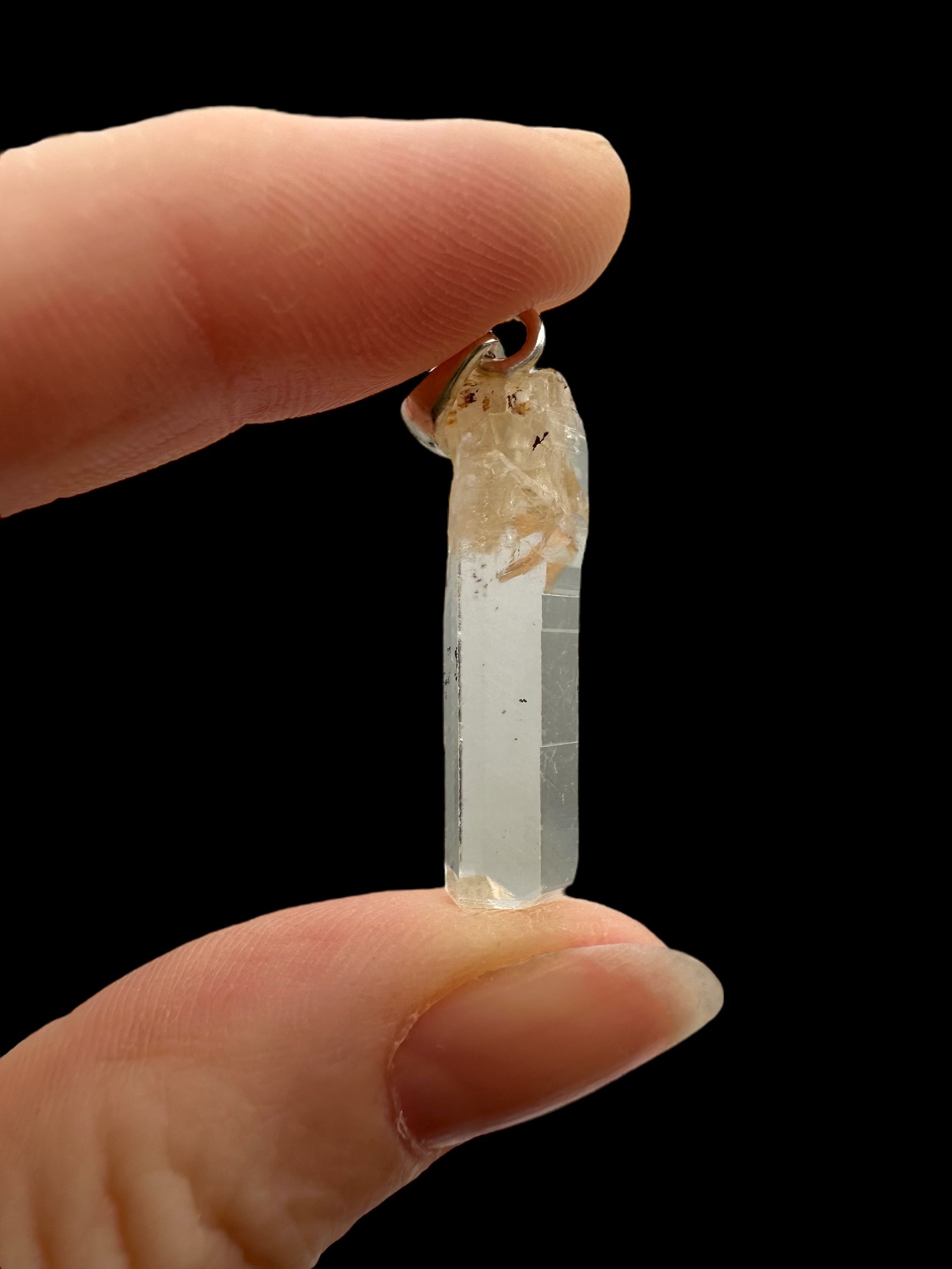 Silver aragonite pendant – Horenec, Czech Republic - SP/AR001