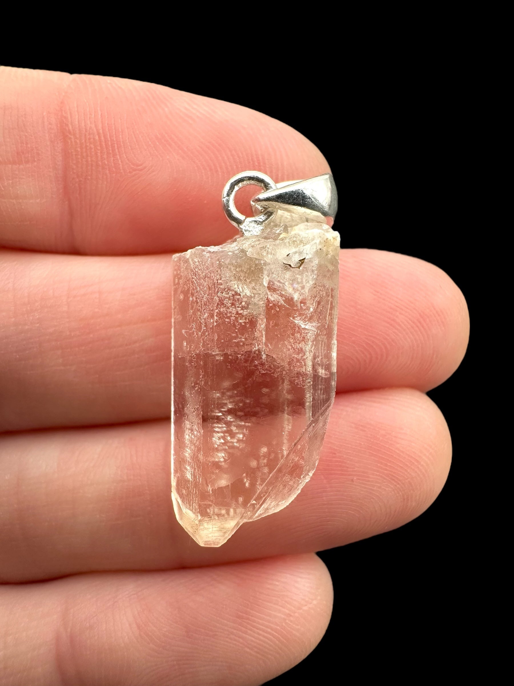 Silver aragonite pendant – Horenec, Czech Republic - SP/AR002