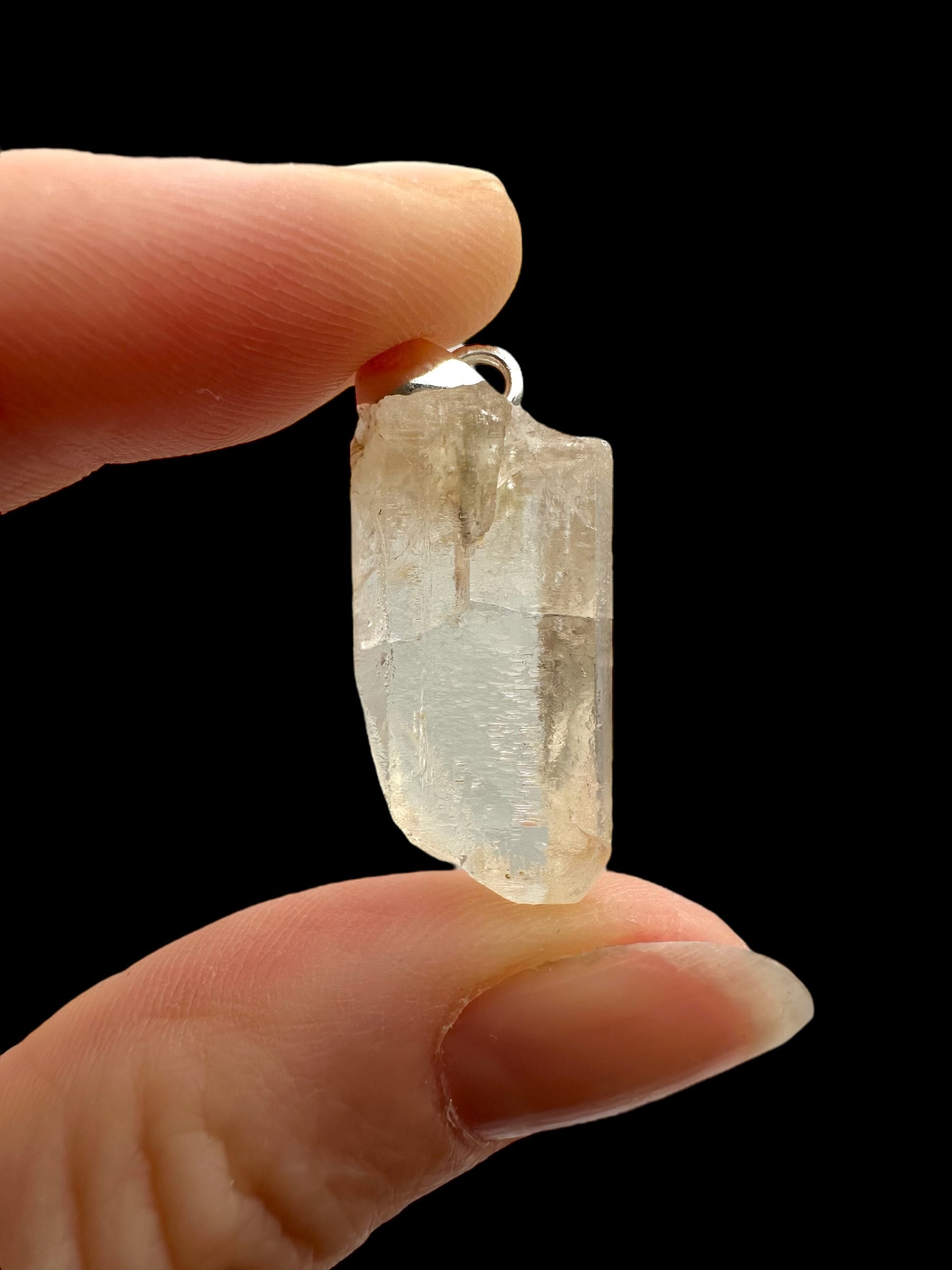 Silver aragonite pendant – Horenec, Czech Republic - SP/AR002