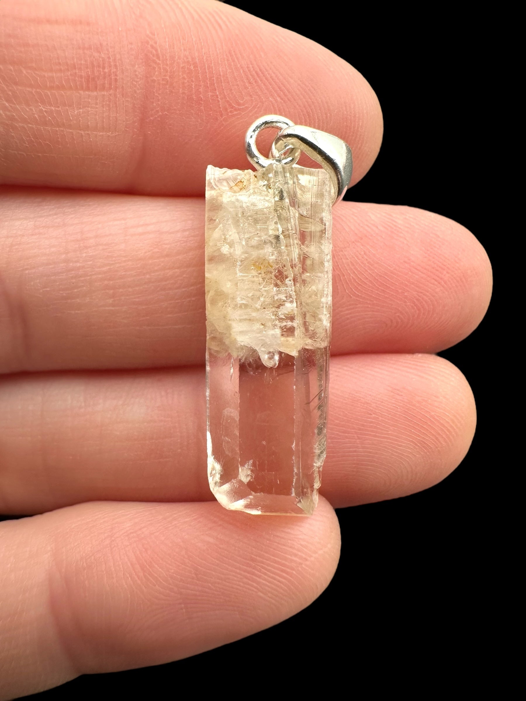 Silver aragonite pendant – Horenec, Czech Republic - SP/AR003