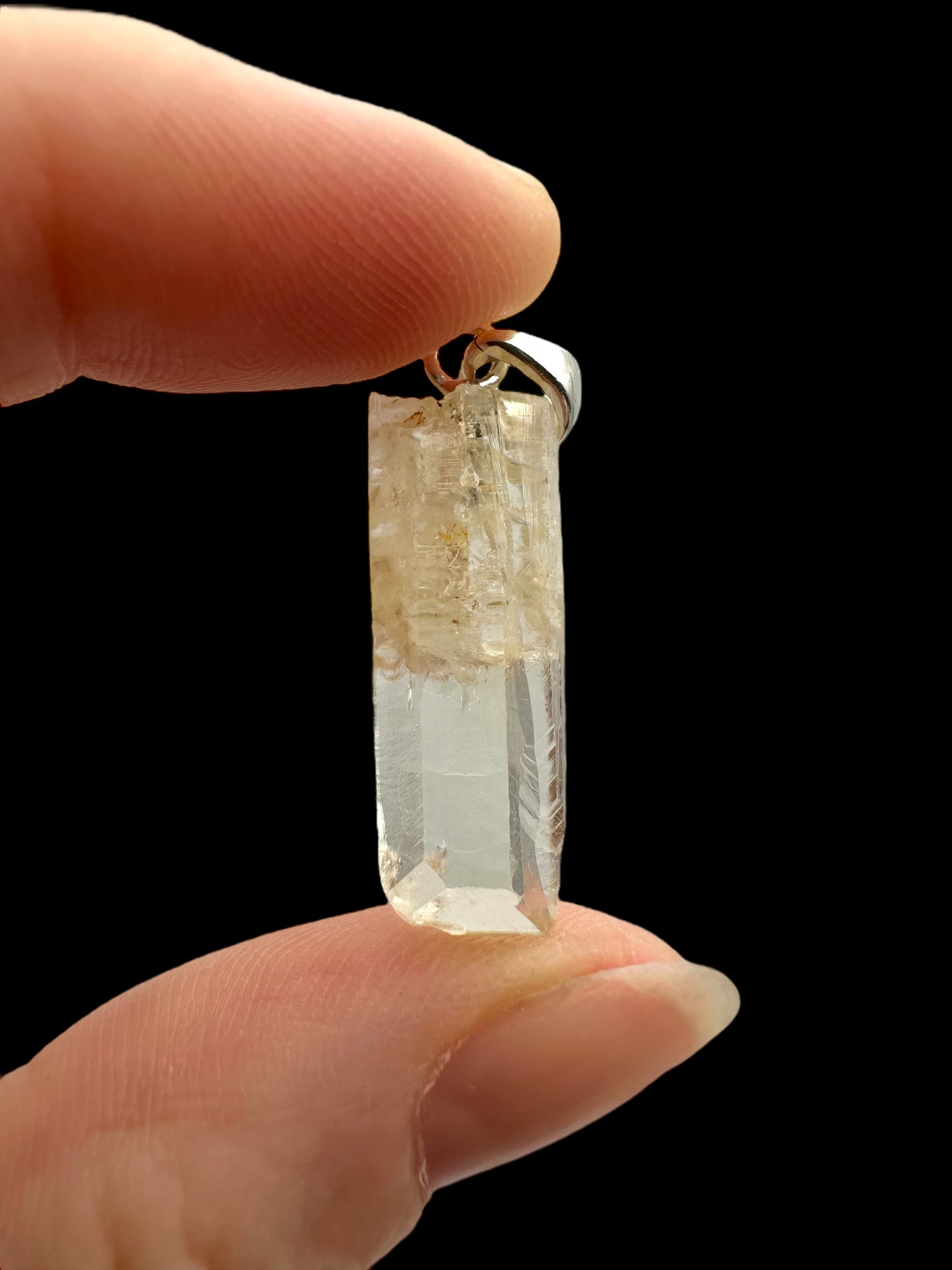 Silver aragonite pendant – Horenec, Czech Republic - SP/AR003
