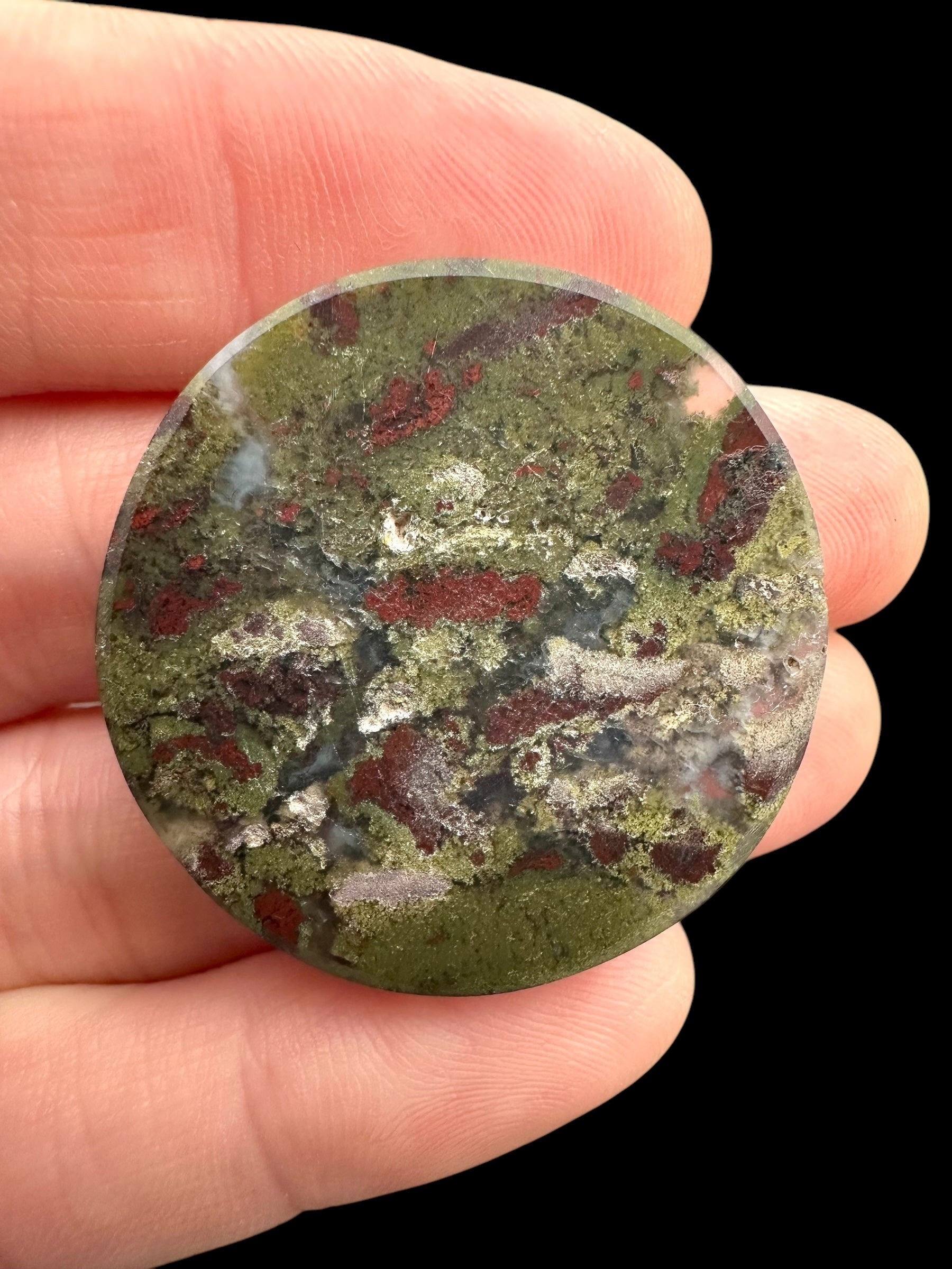 Moos agate cabochon – West Java, Indonesia - MECH65