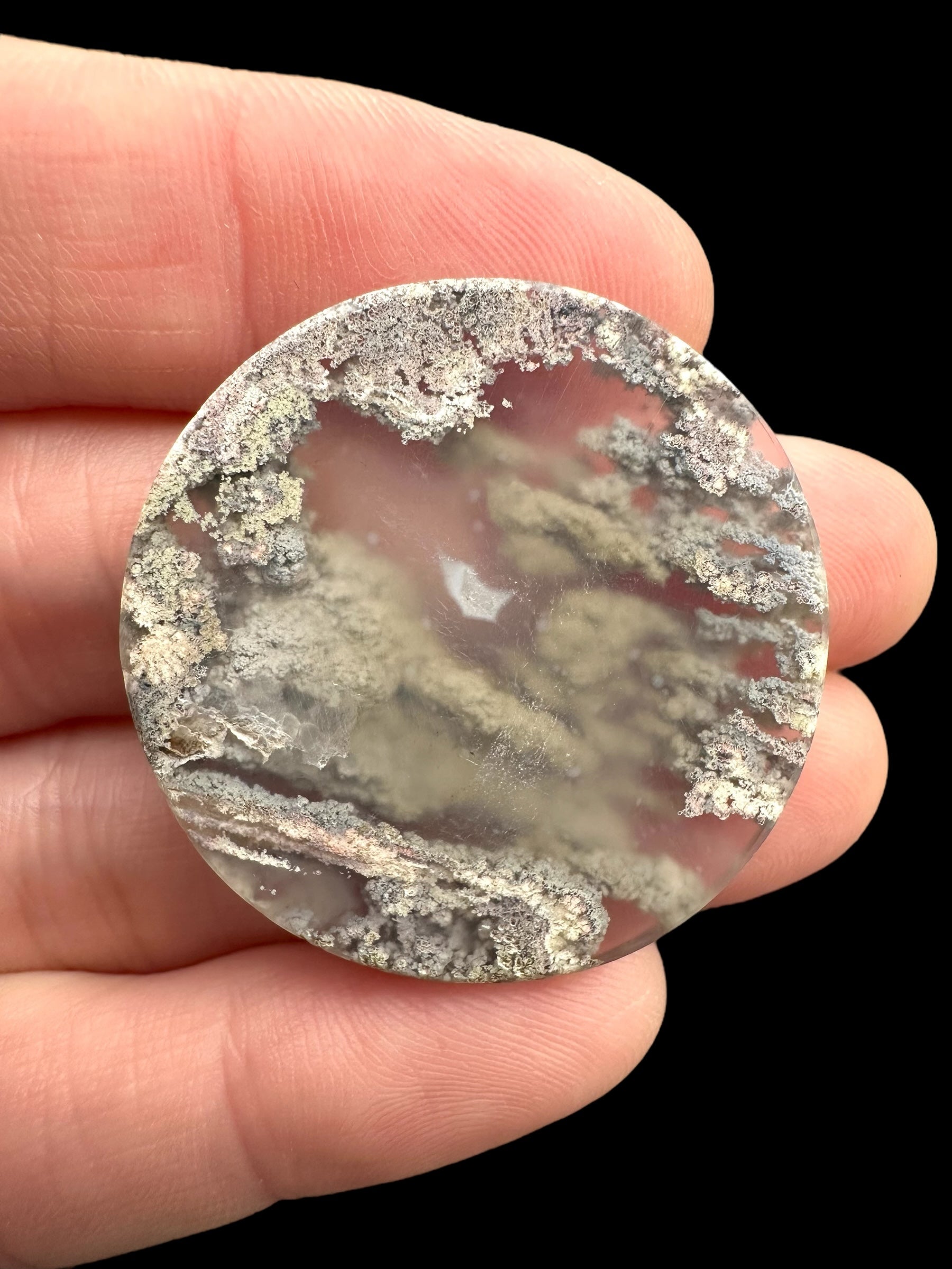 Moos agate cabochon – West Java, Indonesia - MECH66