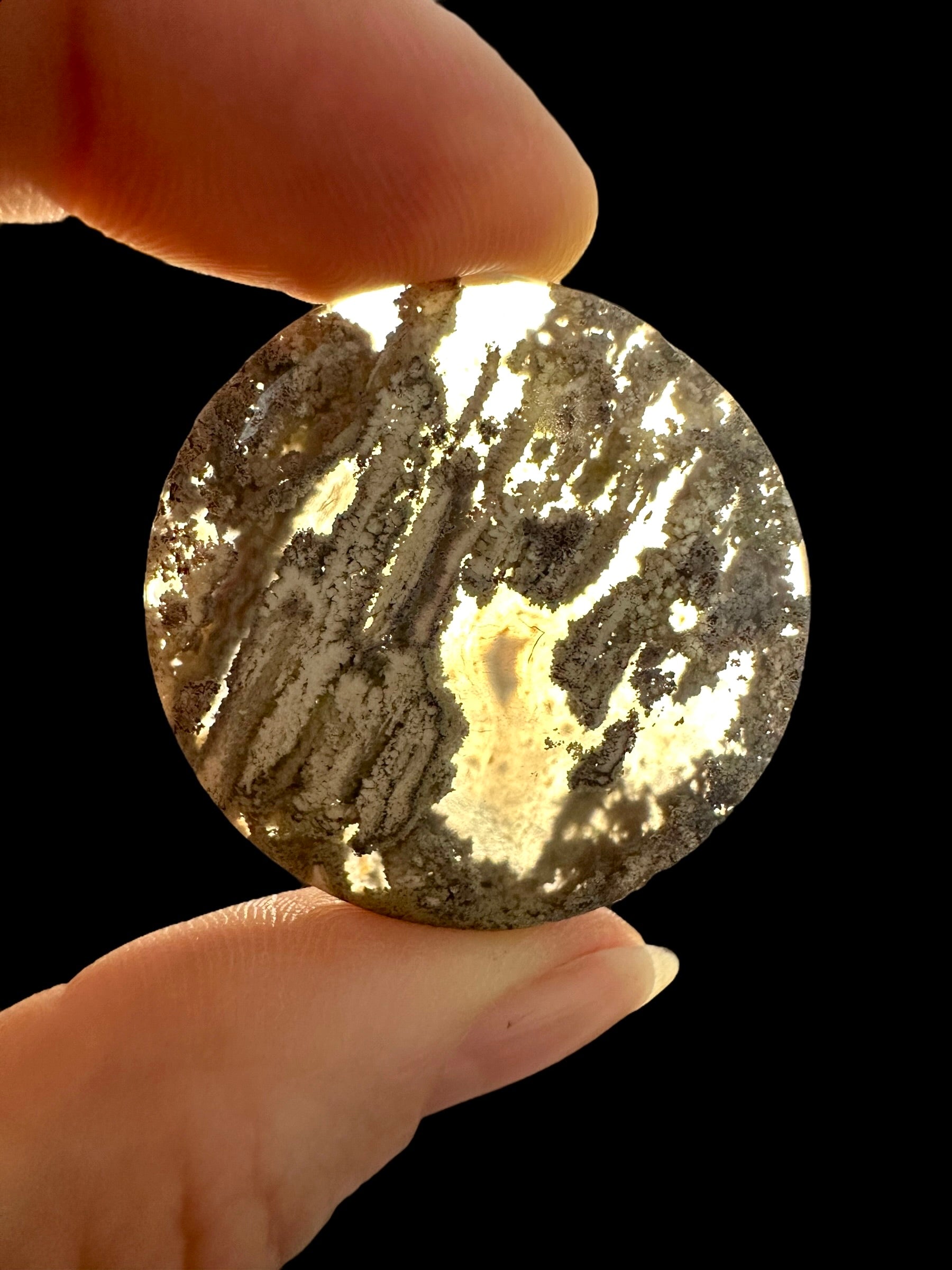 Moos agate cabochon – West Java, Indonesia - MECH66
