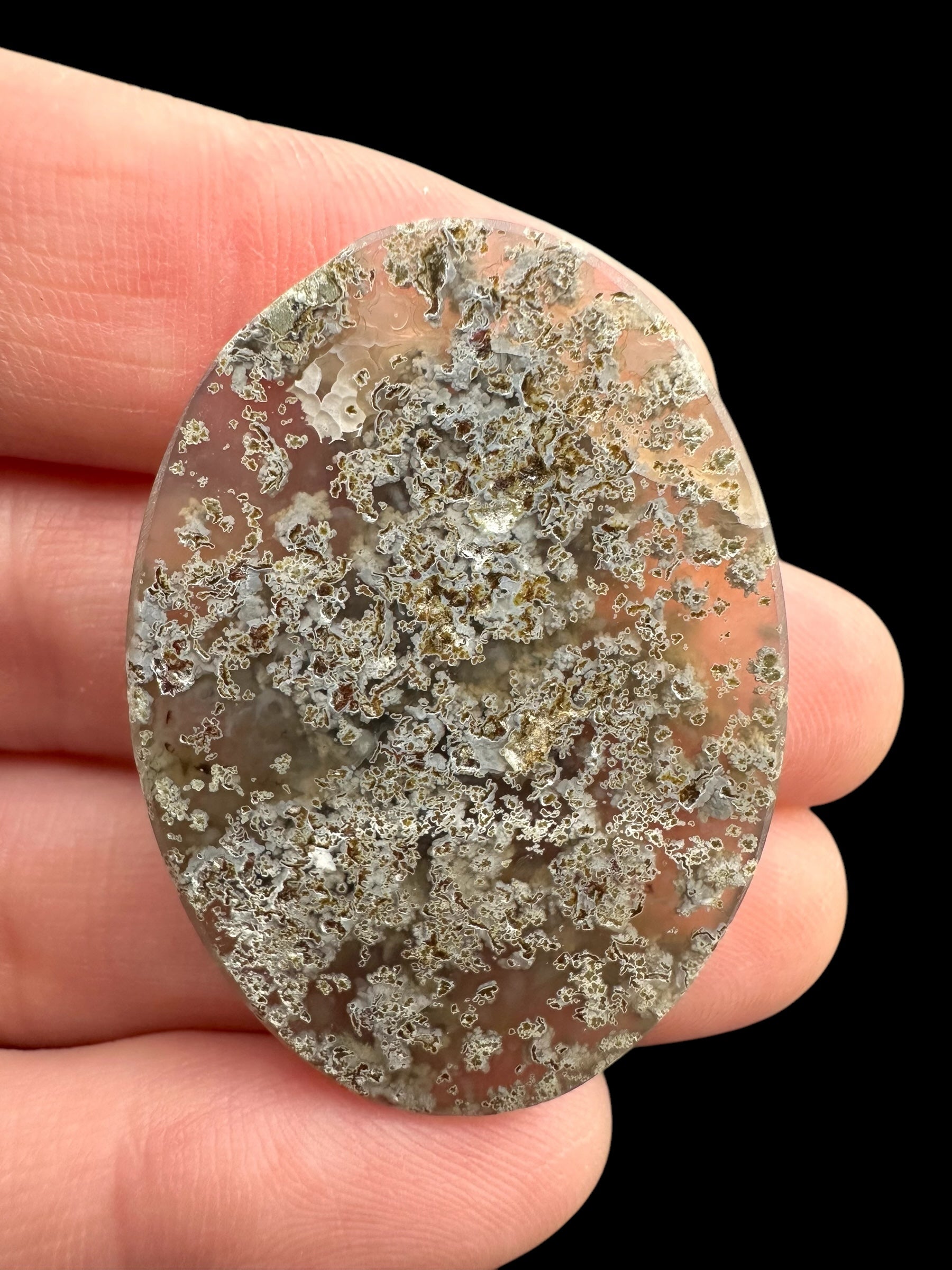 Moos agate cabochon – West Java, Indonesia - MECH71